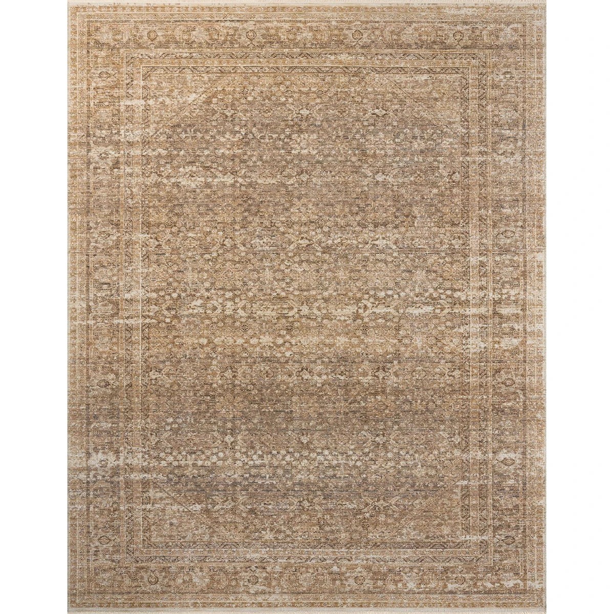 1 Common Ground Rugs Heirloom 01 290x200cm - Large Power Loomed Floor Rug - Grey, 1 of 9