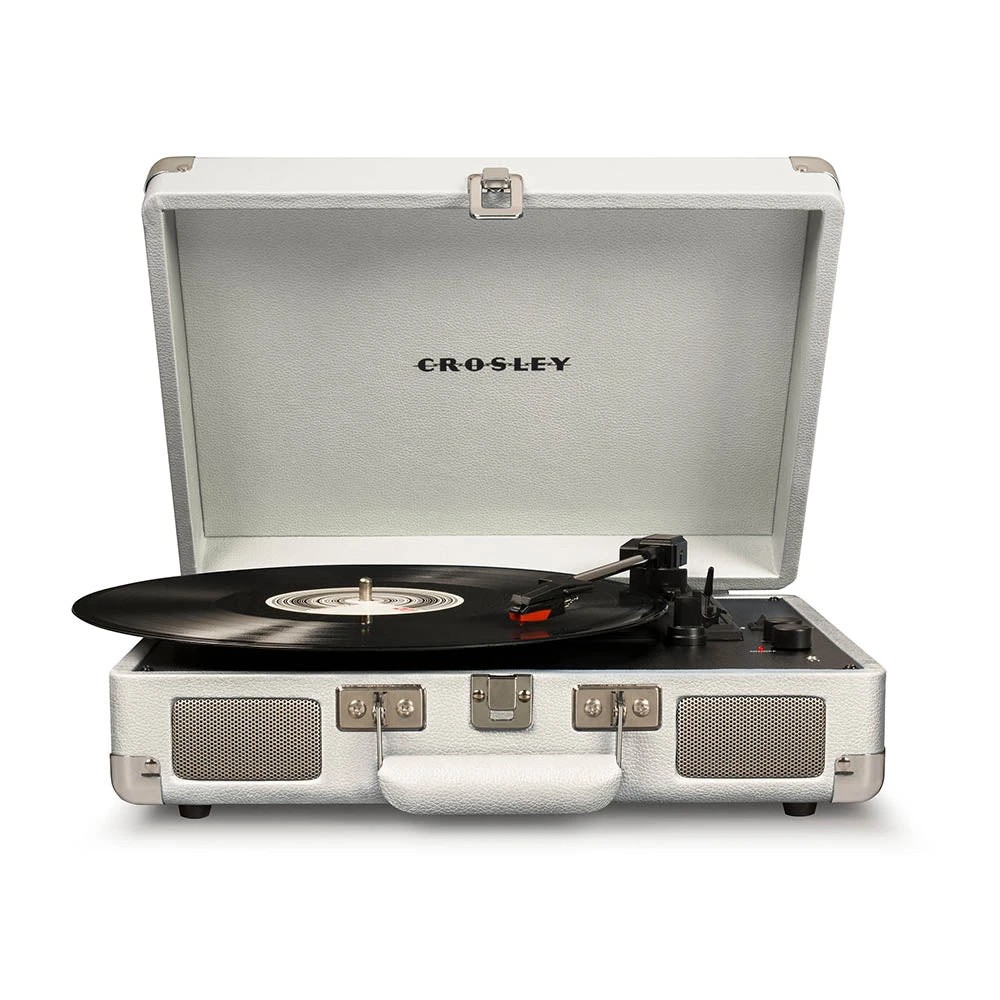 1 Crosley Cruiser Bluetooth Portable Turntable Sands - White - White, 1 of 4