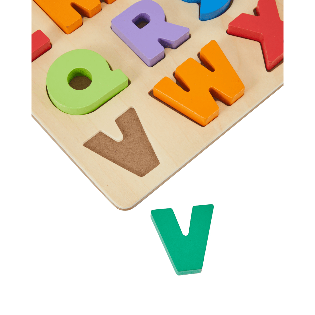 4 Wooden Chunky Alphabet Puzzle, 4 of 5