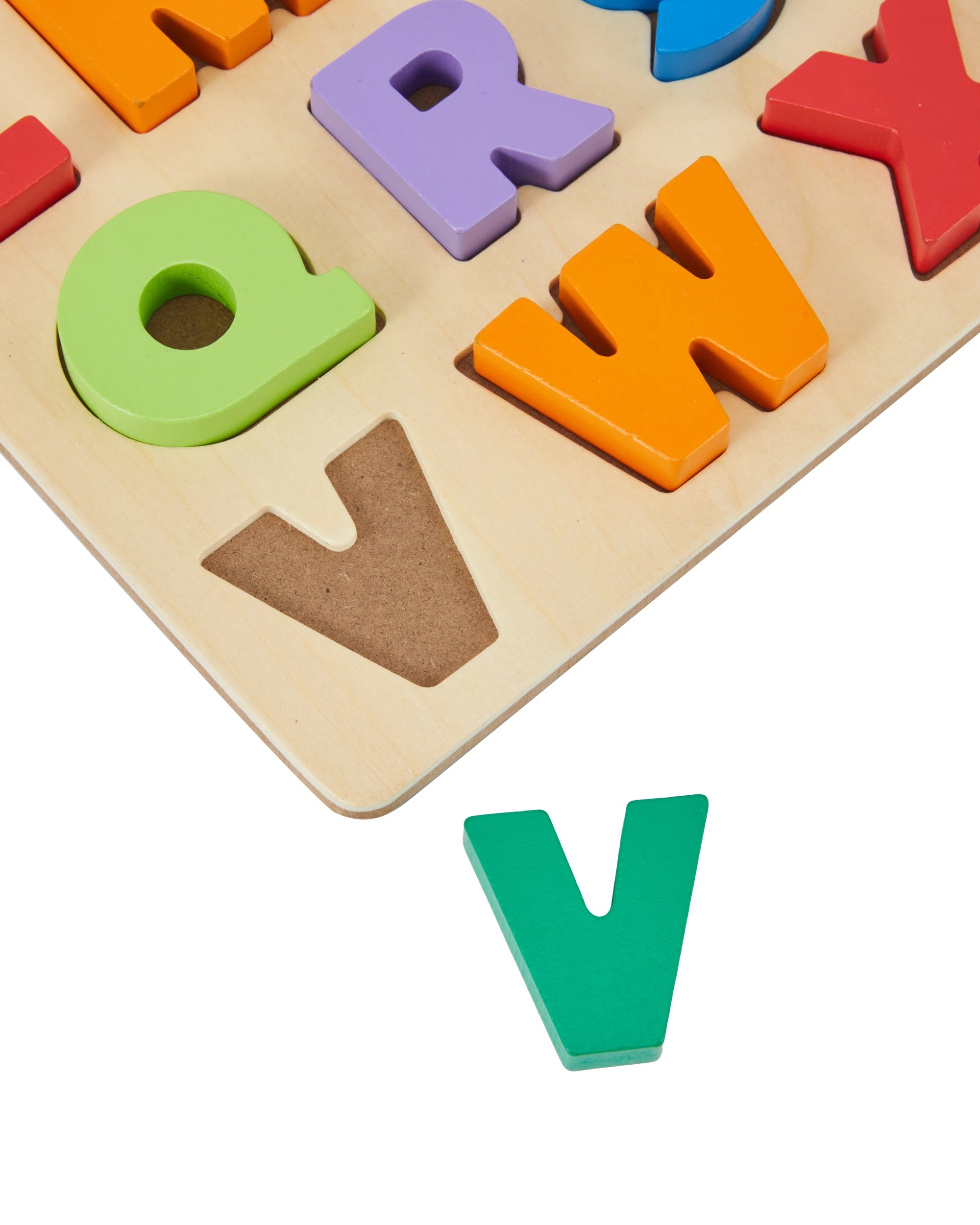 4 Wooden Chunky Alphabet Puzzle, 4 of 5