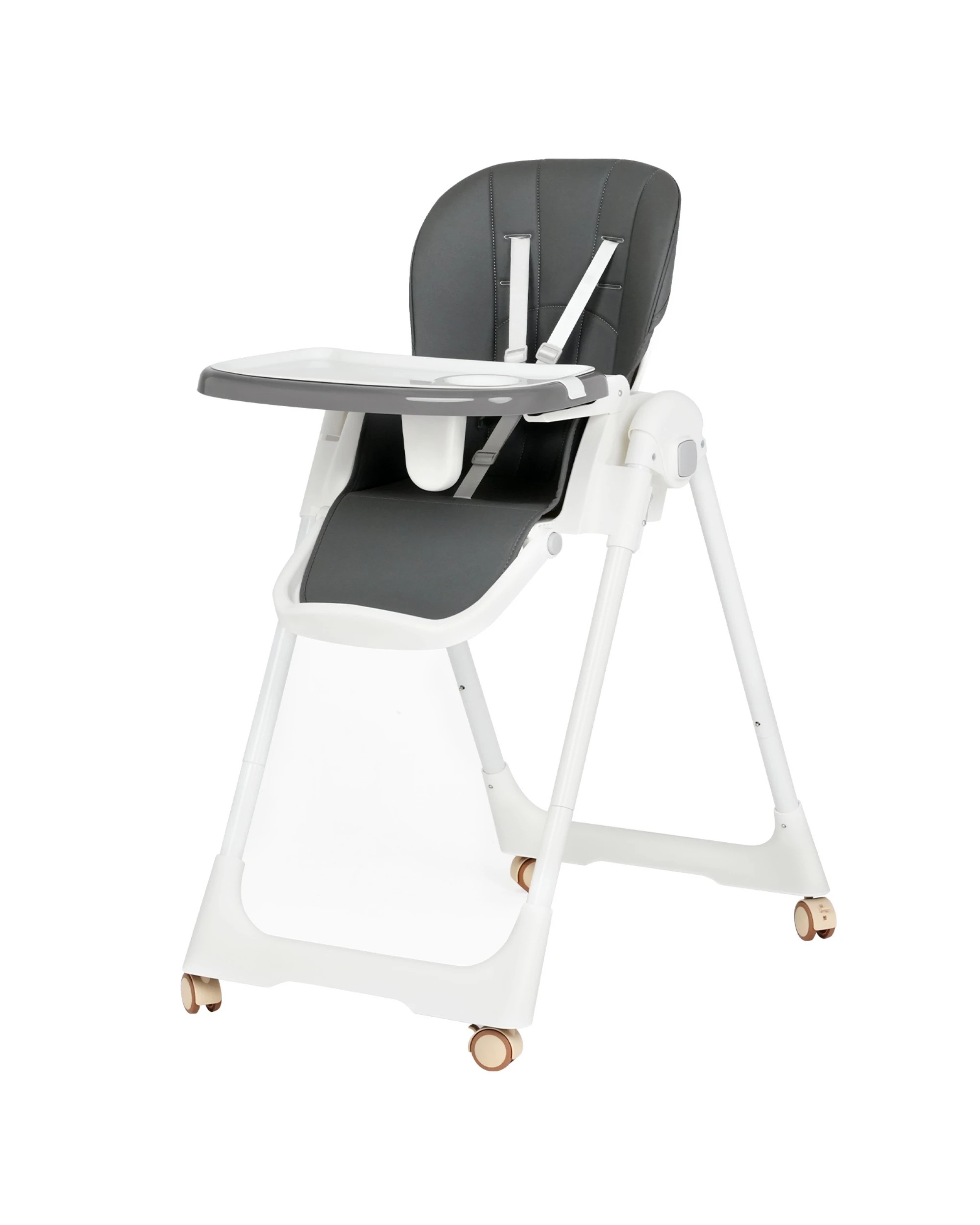 1 Advwin 3-in-1 Folding Baby High Chair Gray, 1 of 9