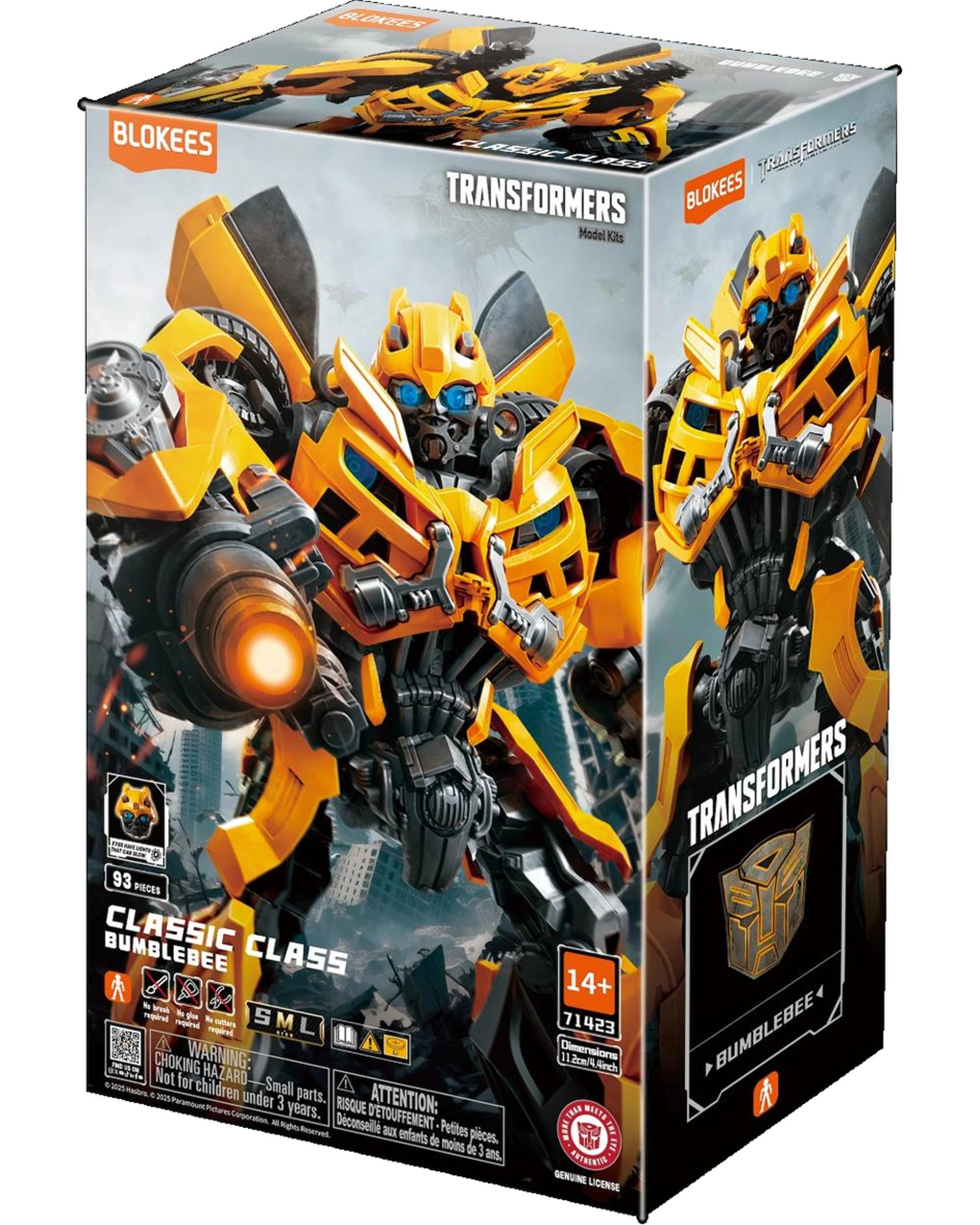 1 Blokees Transformers 3 Classic Class 23 BumbleBee Model Kit, 1 of 6