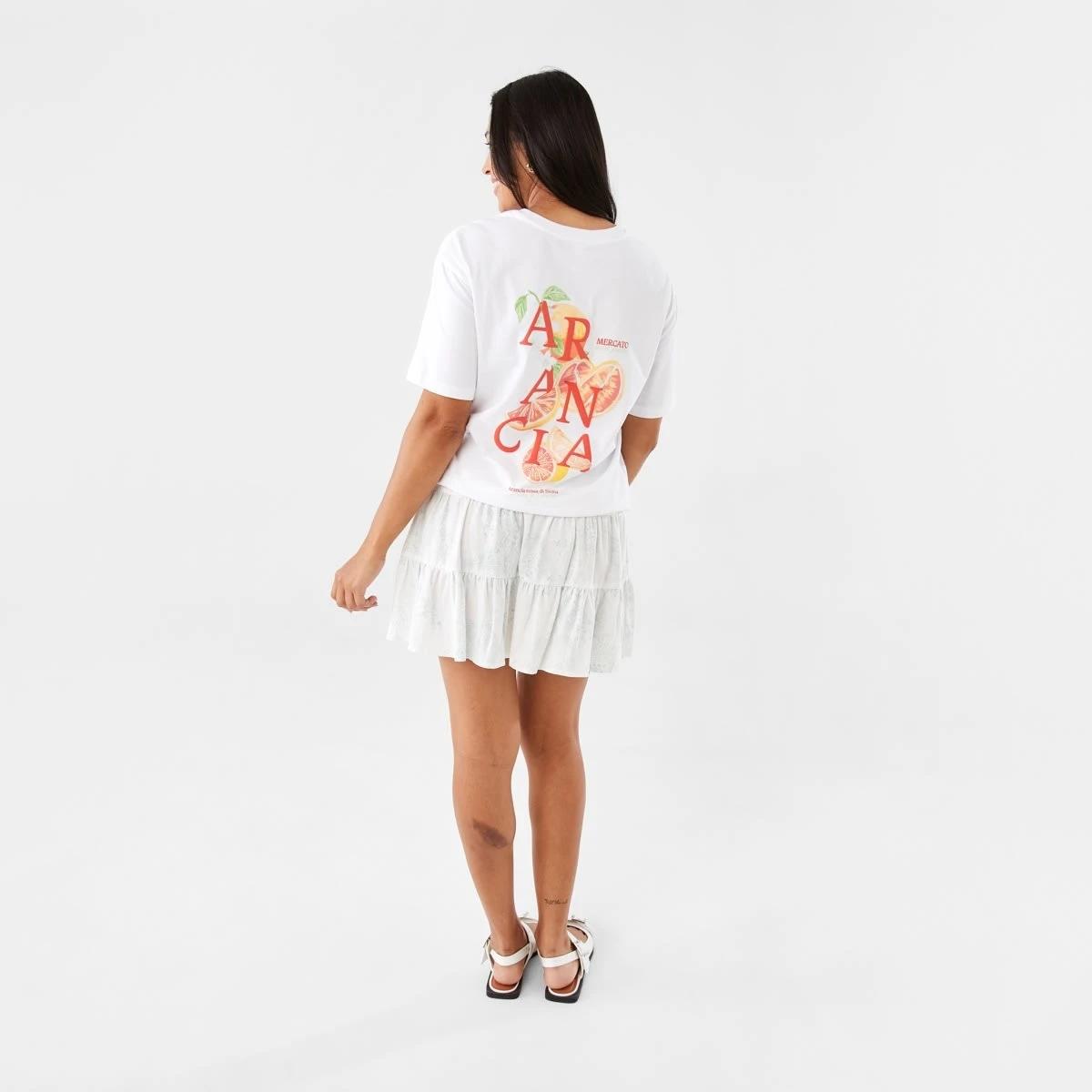 5 Tiered Mini Skirt Grn Paisly, 5 of 7