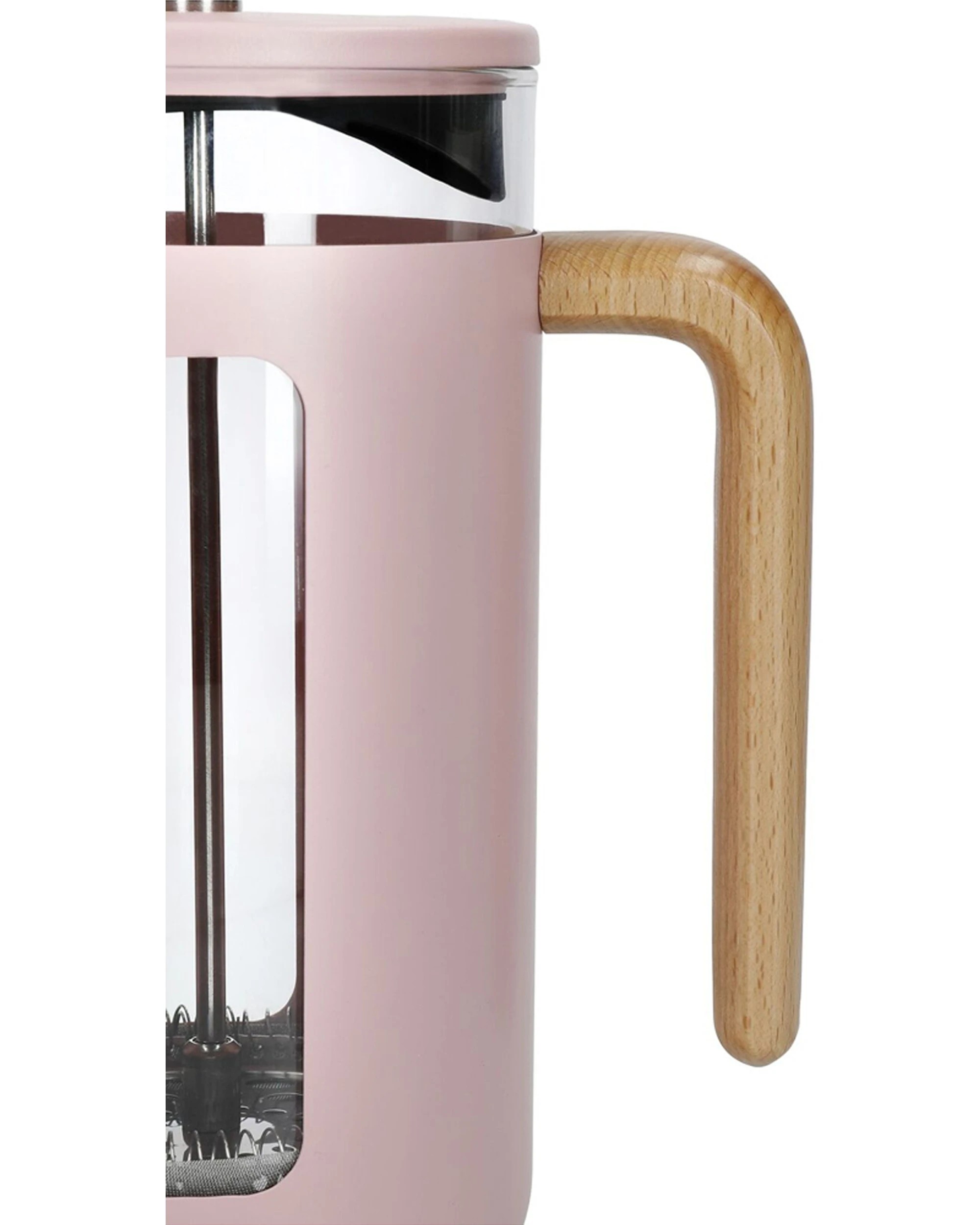 5 La Cafetiere Pisa 8-Cup 1L Stainless Steel Glass Coffee French Press - Pink, 5 of 8