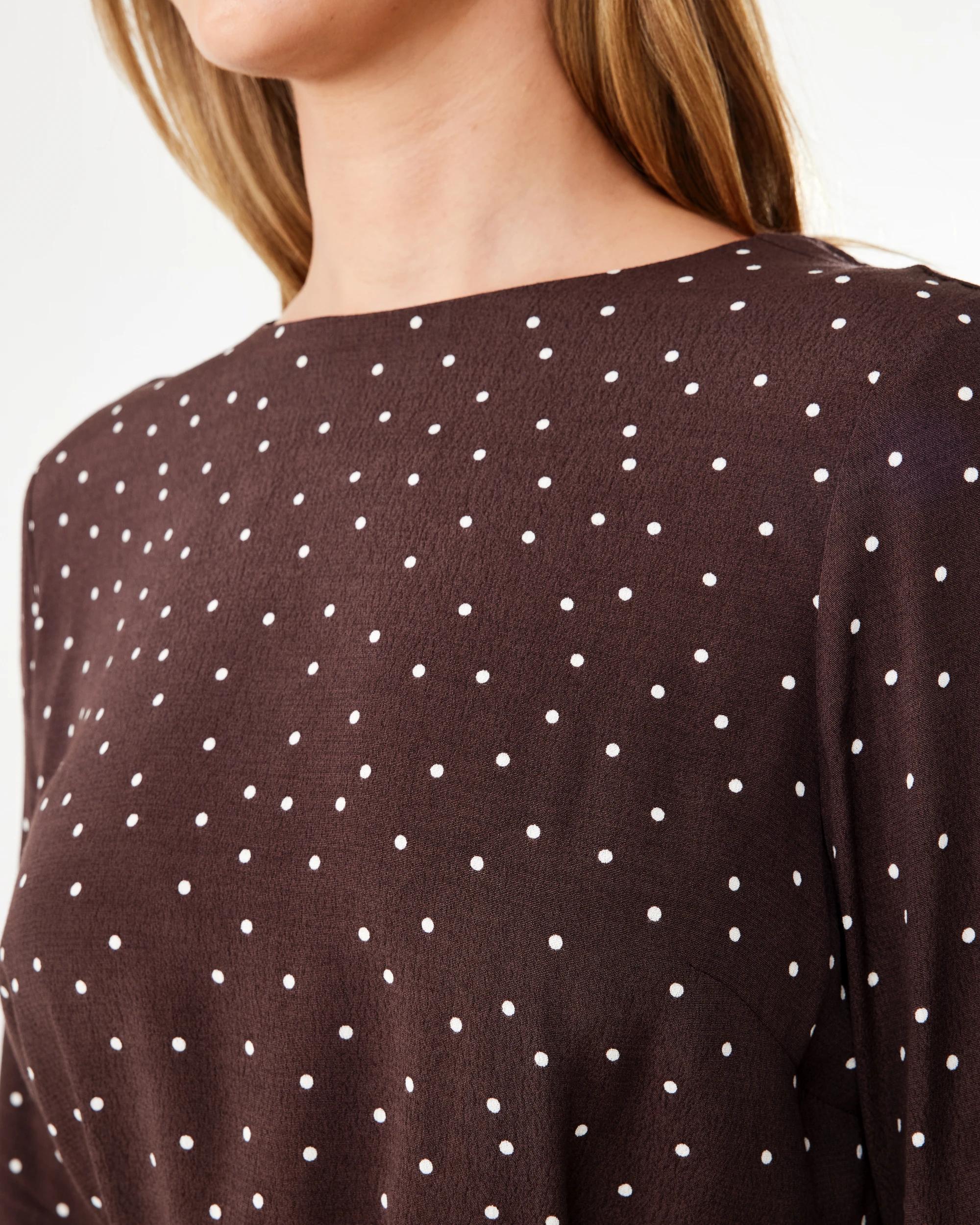 5 Long Sleeve Tie Waist Top Midspot Br, 5 of 6