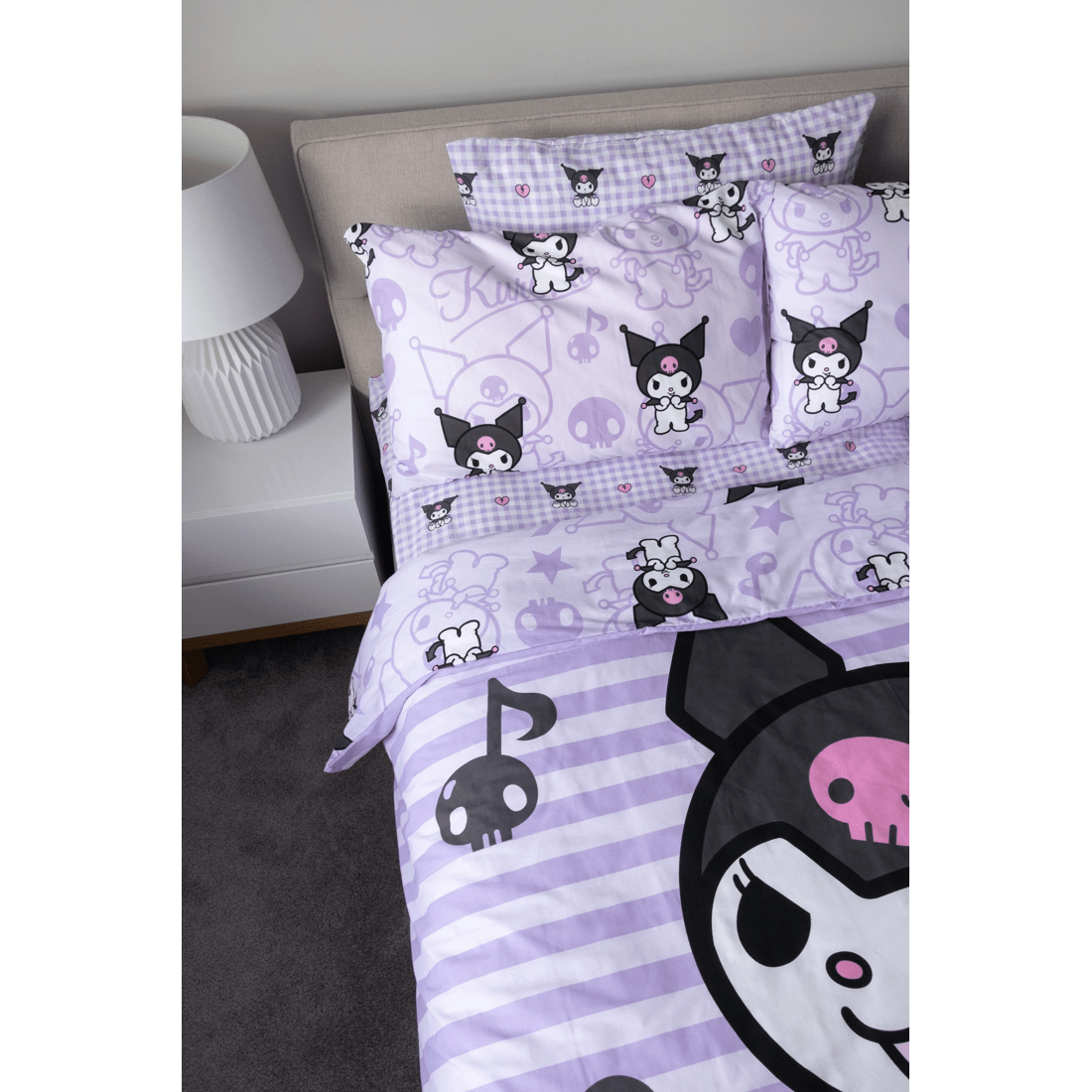 3 Hello Kitty Kuromi Kids Quilt Cover Set
 - Single Bed
 - Purple, 3 of 5