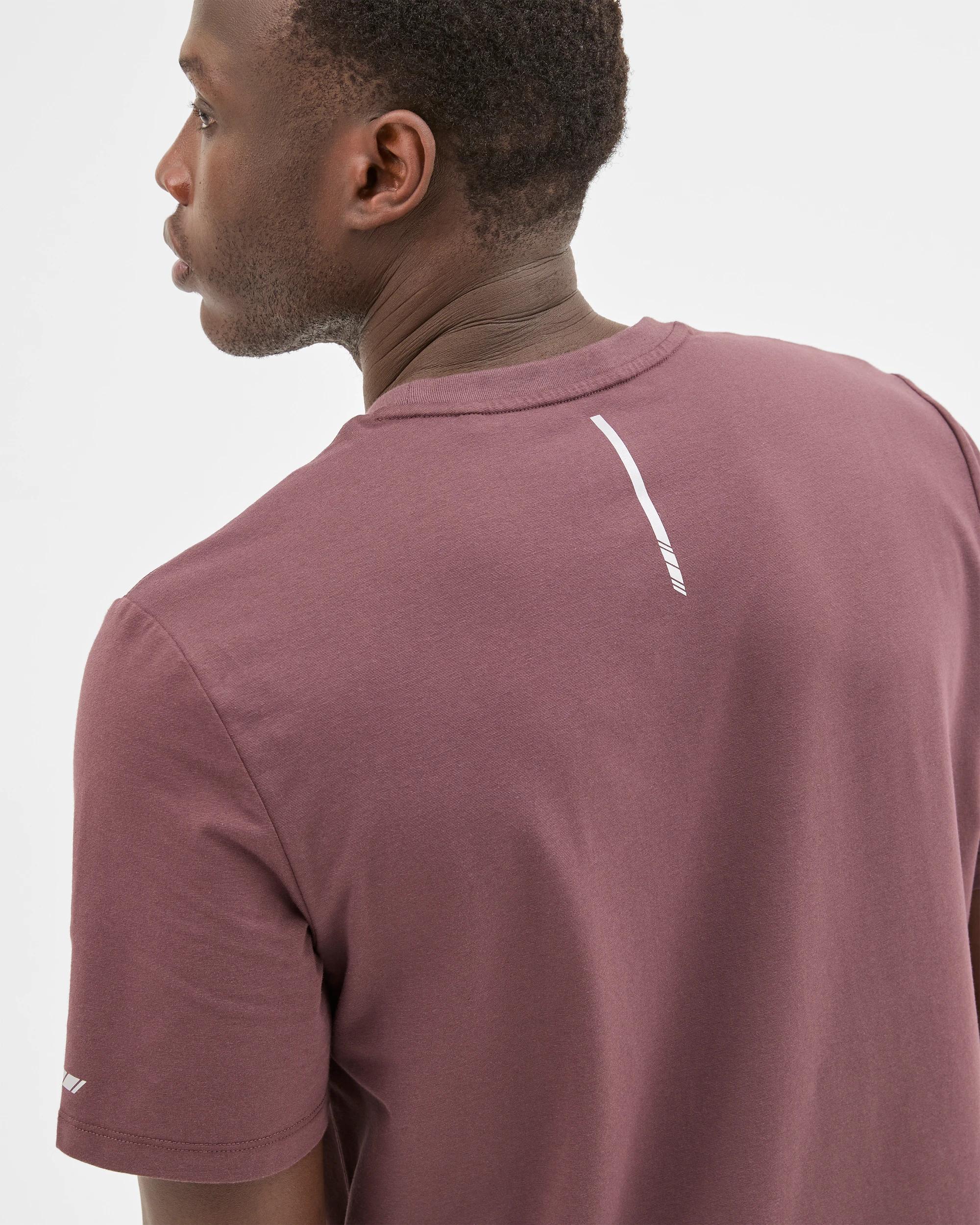 6 Target Active Australian Cotton Blend Active Training T-Shirt BURGUNDY, 6 of 6