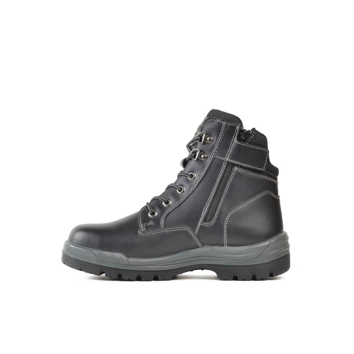 3 Side Zip Viking Work Boots Black, 3 of 3