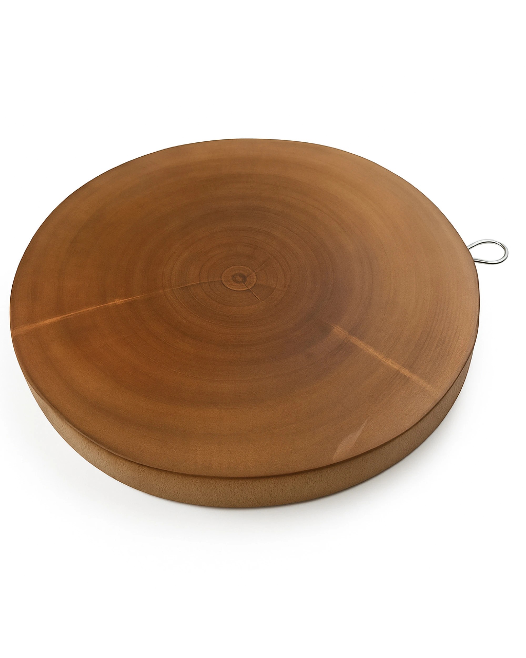 1 BR Home Hardwood Round Chopping Board, 30cm, 1 of 4