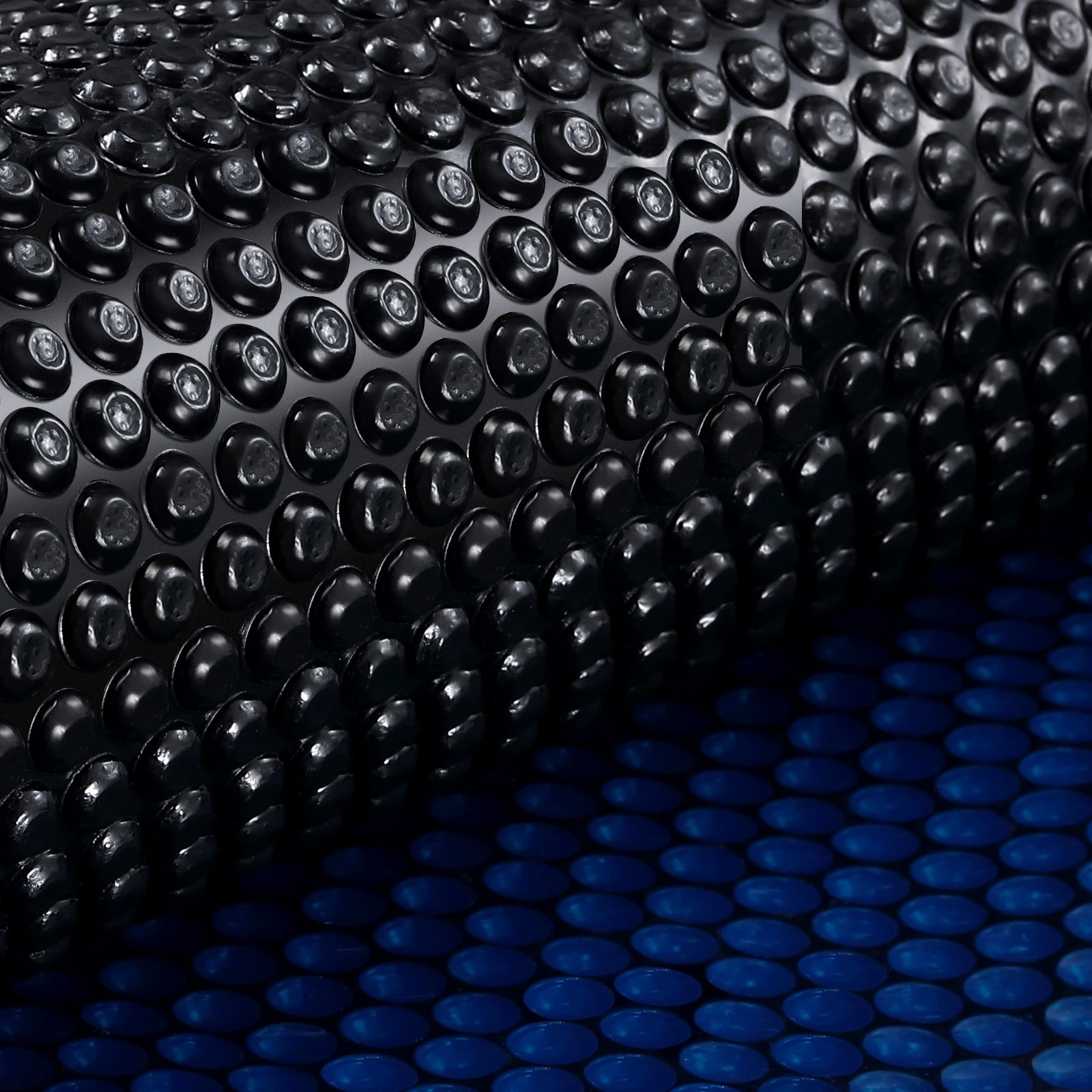 7 Ausway Swimming Pool Cover Safety Blanket Bubble Solar Mat Blue Black, 7 of 8