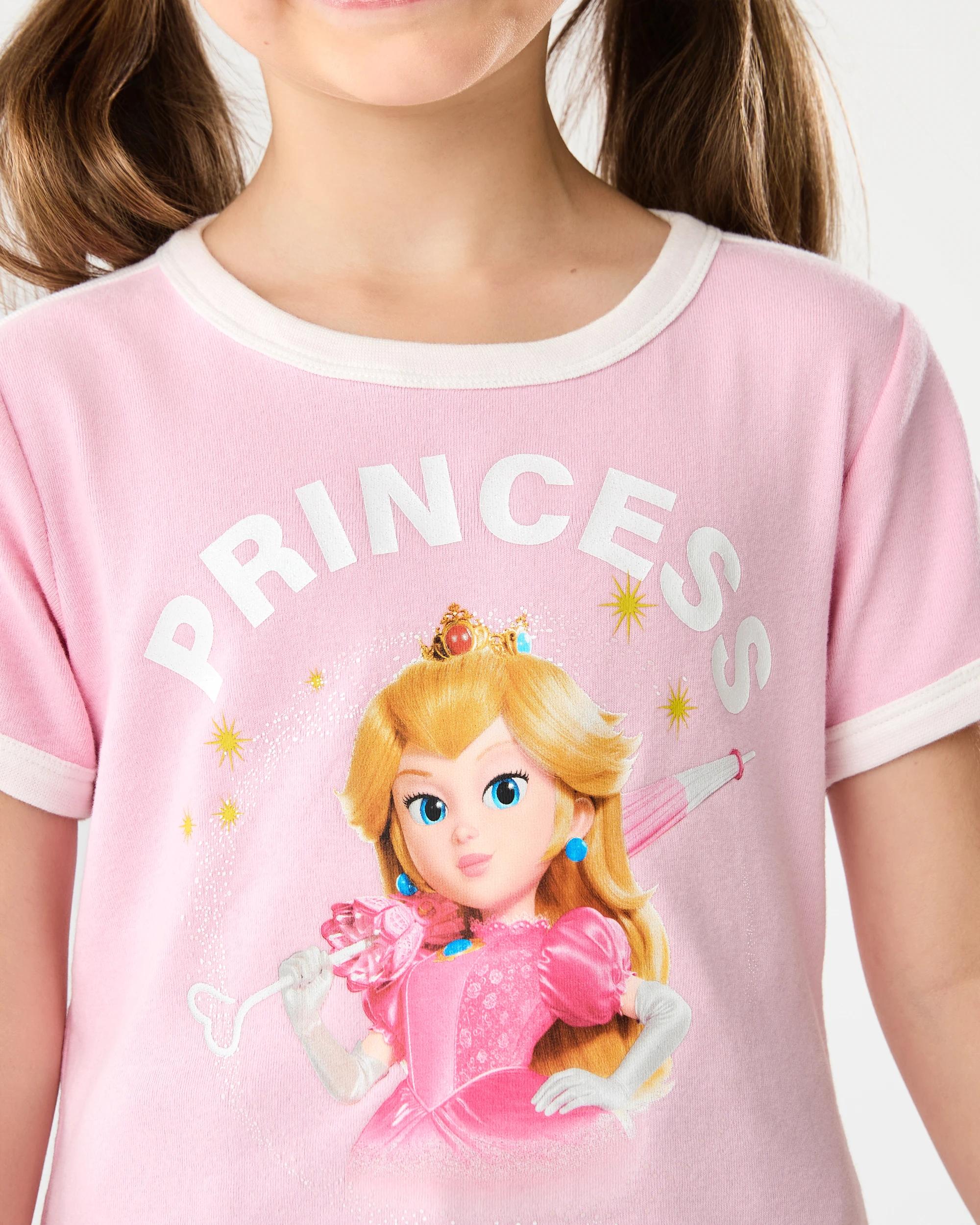 5 Princess Peach License Short Sleeve T-shirt Mario, 5 of 8