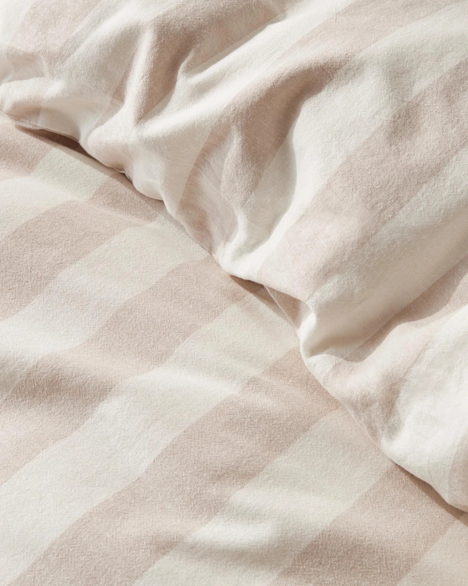 3 Target Reid Stripe Linen/Cotton Quilt Cover Set - King Bed - Natural, 3 of 3