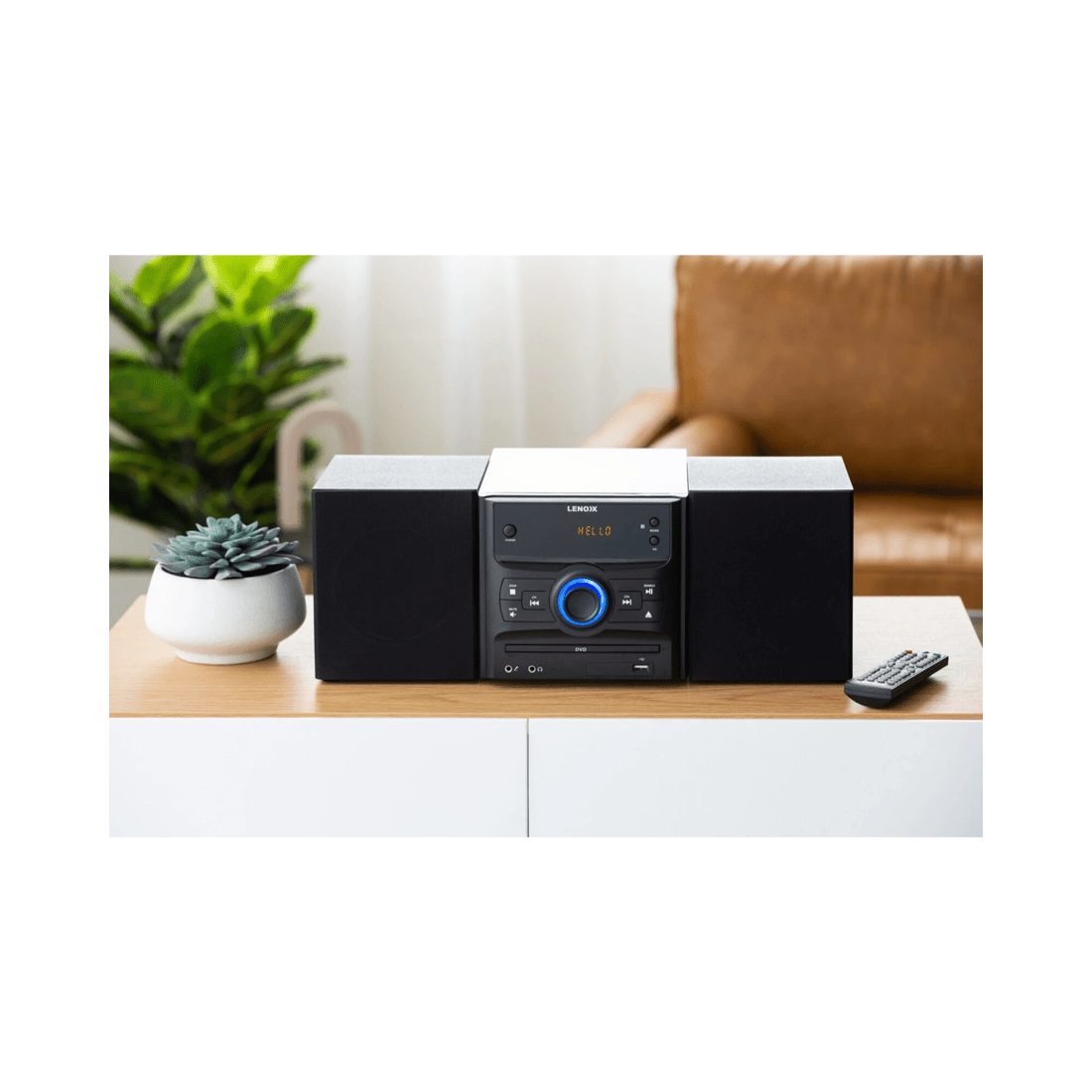 3 Lenoxx Wireless Streaming DVD Hi-Fi Speaker Sound System - High Quality 30 Watts, 3 of 5