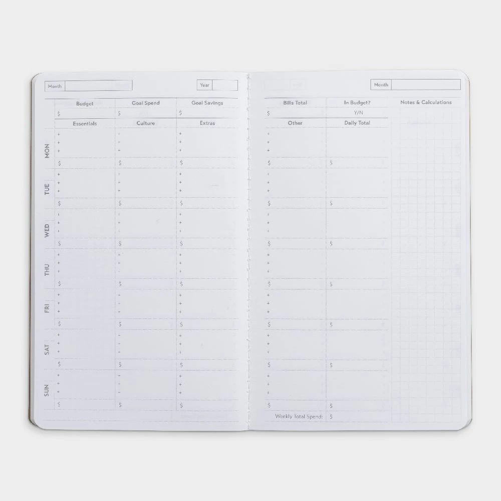 4 Otto Personal Planner Budget Refill, 4 of 5