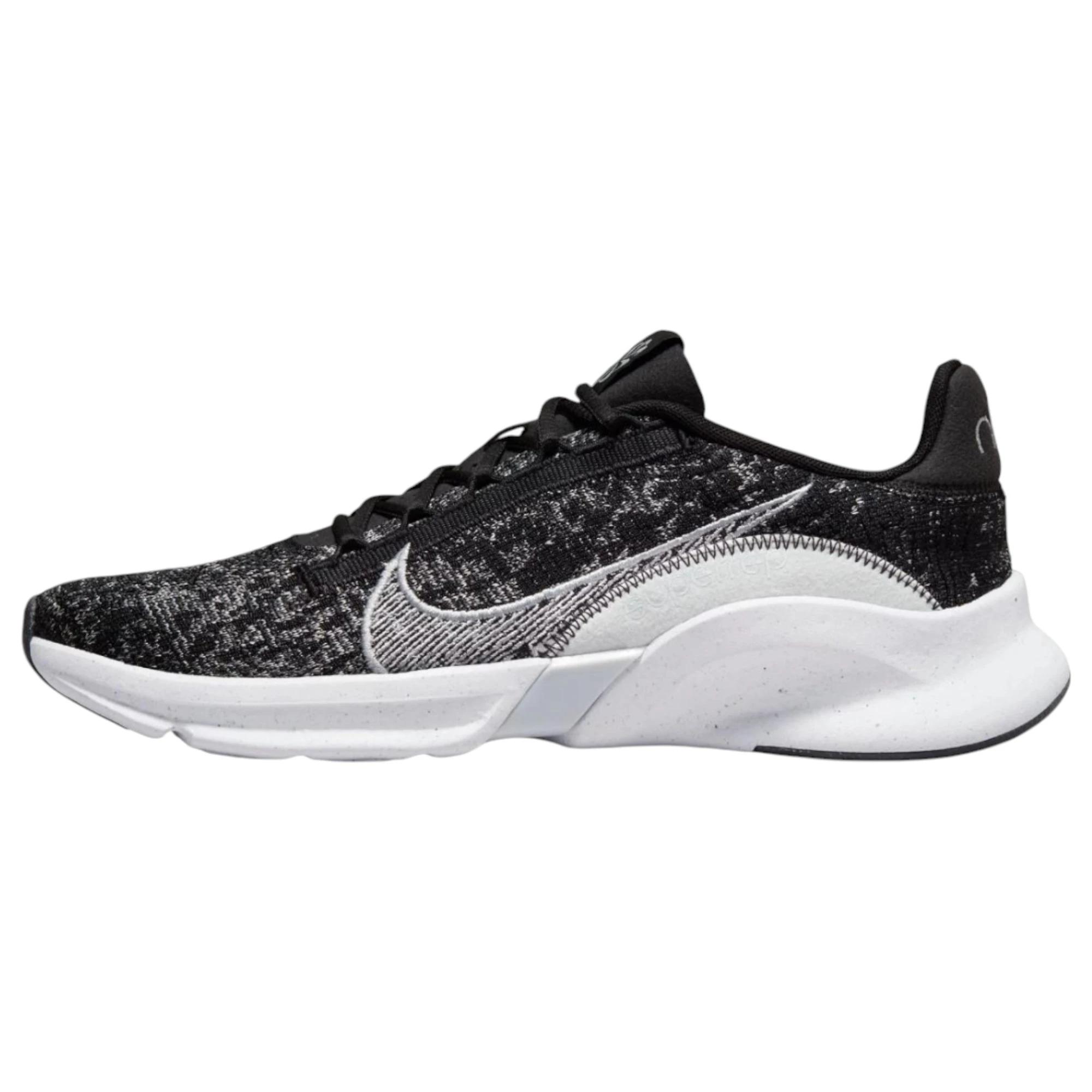 5 Nike Mens SuperRep Go 3 Next Nature Flyknit Black/ Platinum Athletic Shoes BLACK/PLATINUM, 5 of 7