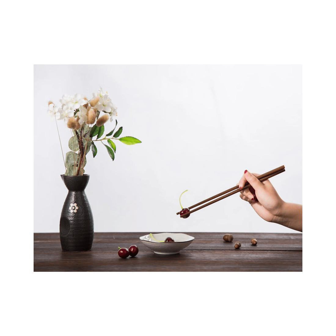 3 BR Home Wooden Chopsticks - Set of 20 Pairs for Asian Dining and Weddings, 3 of 5