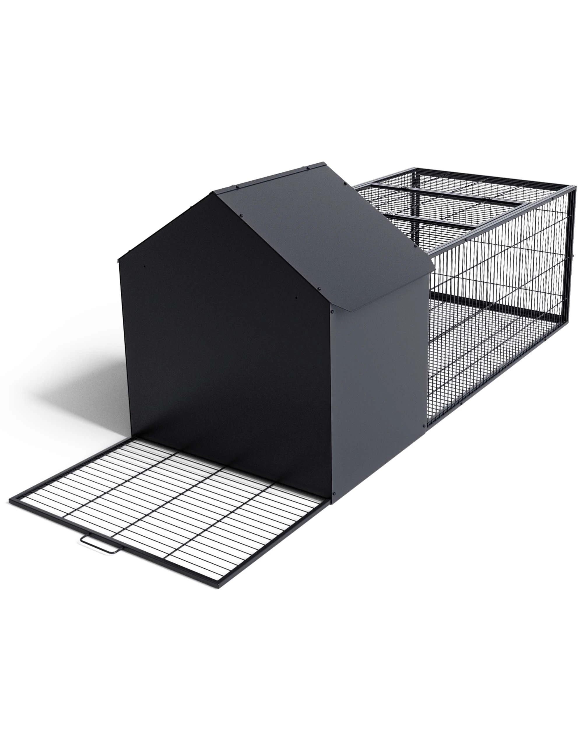8 Advwin Rabbit Hutch 166x70cm Bunny Cage Guinea Pig Cage Pet Cage, 8 of 9