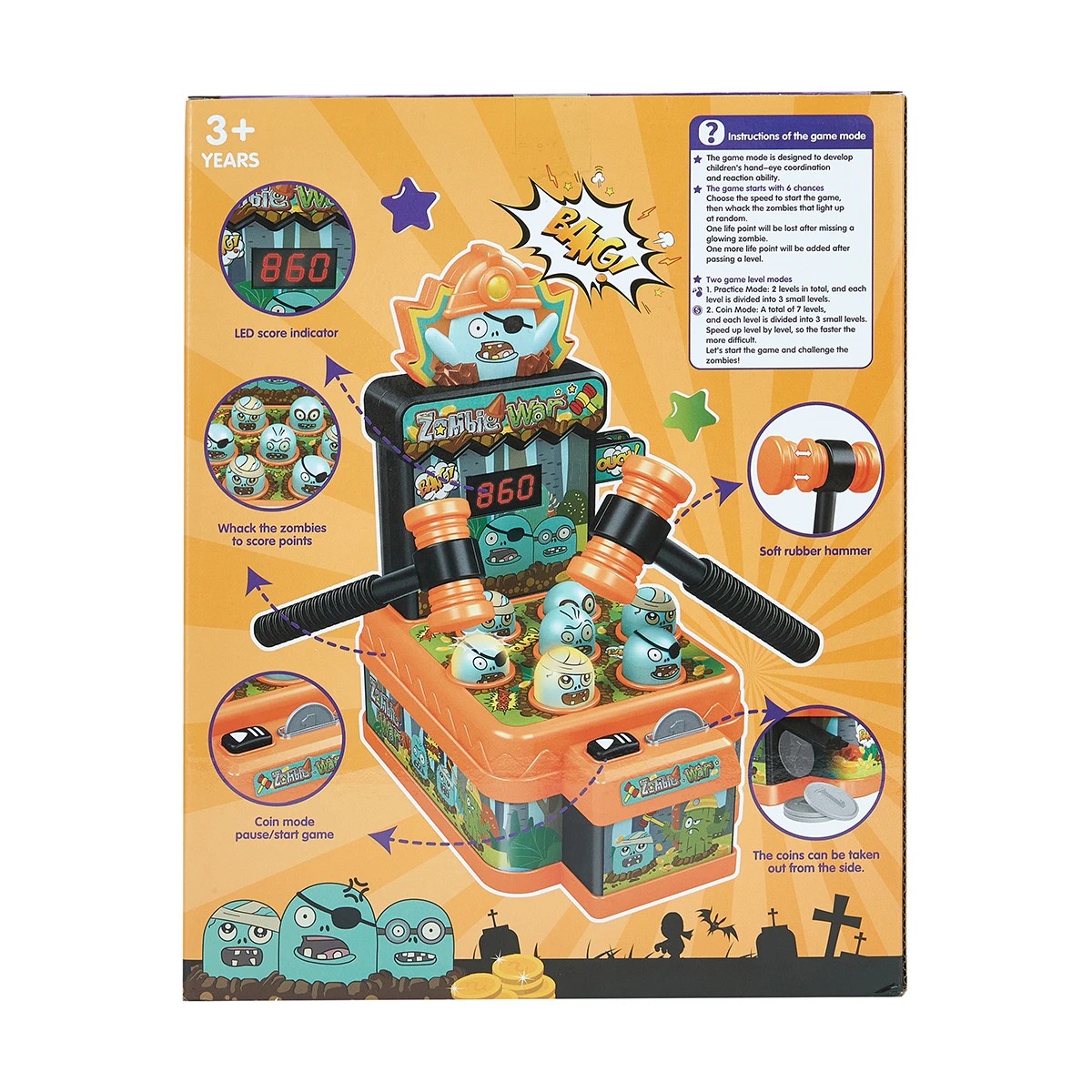 8 Whac A Zombie Game, 8 of 10