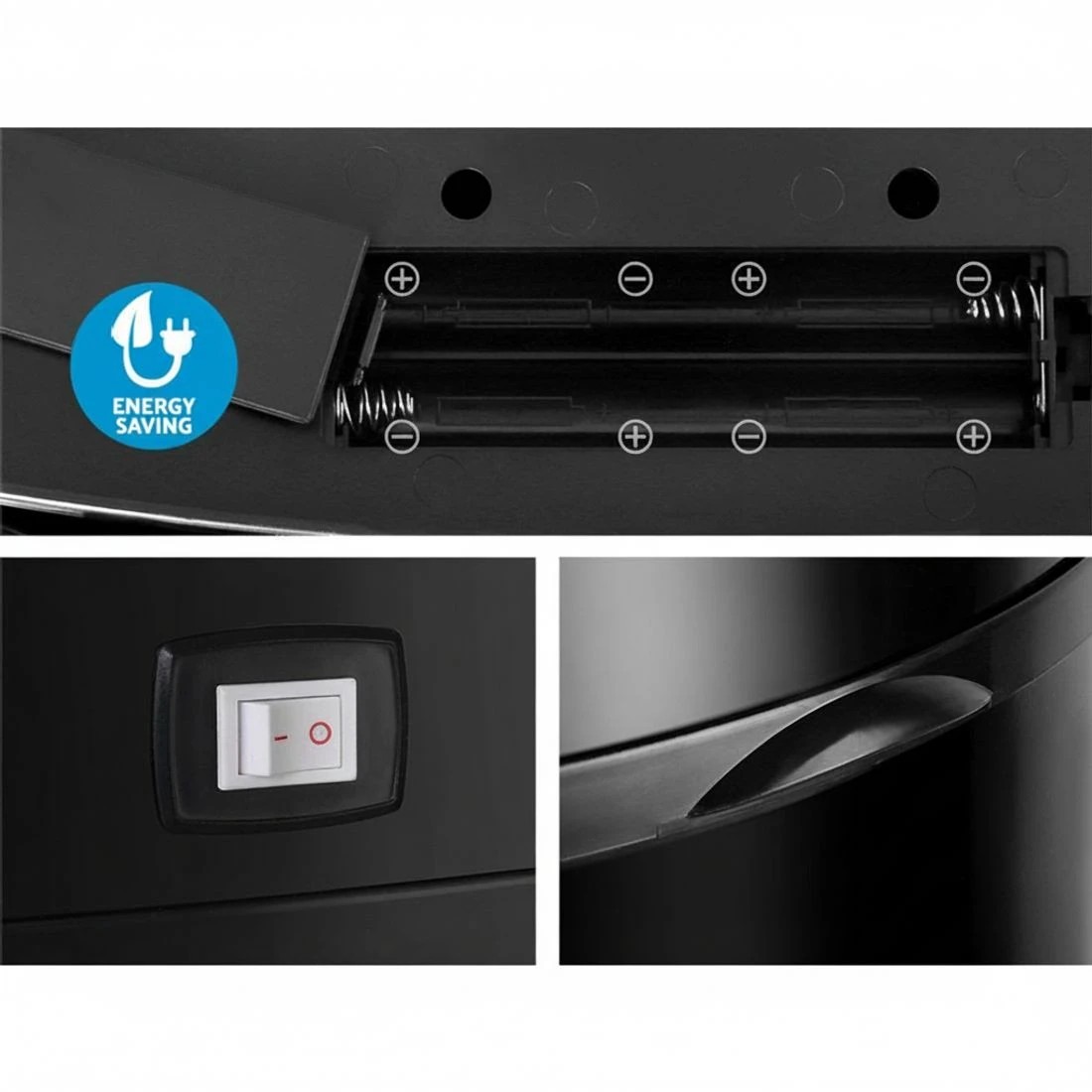 7 Devanti 68L Motion Sensor Bin Rubbish Automatic - Black, 7 of 10