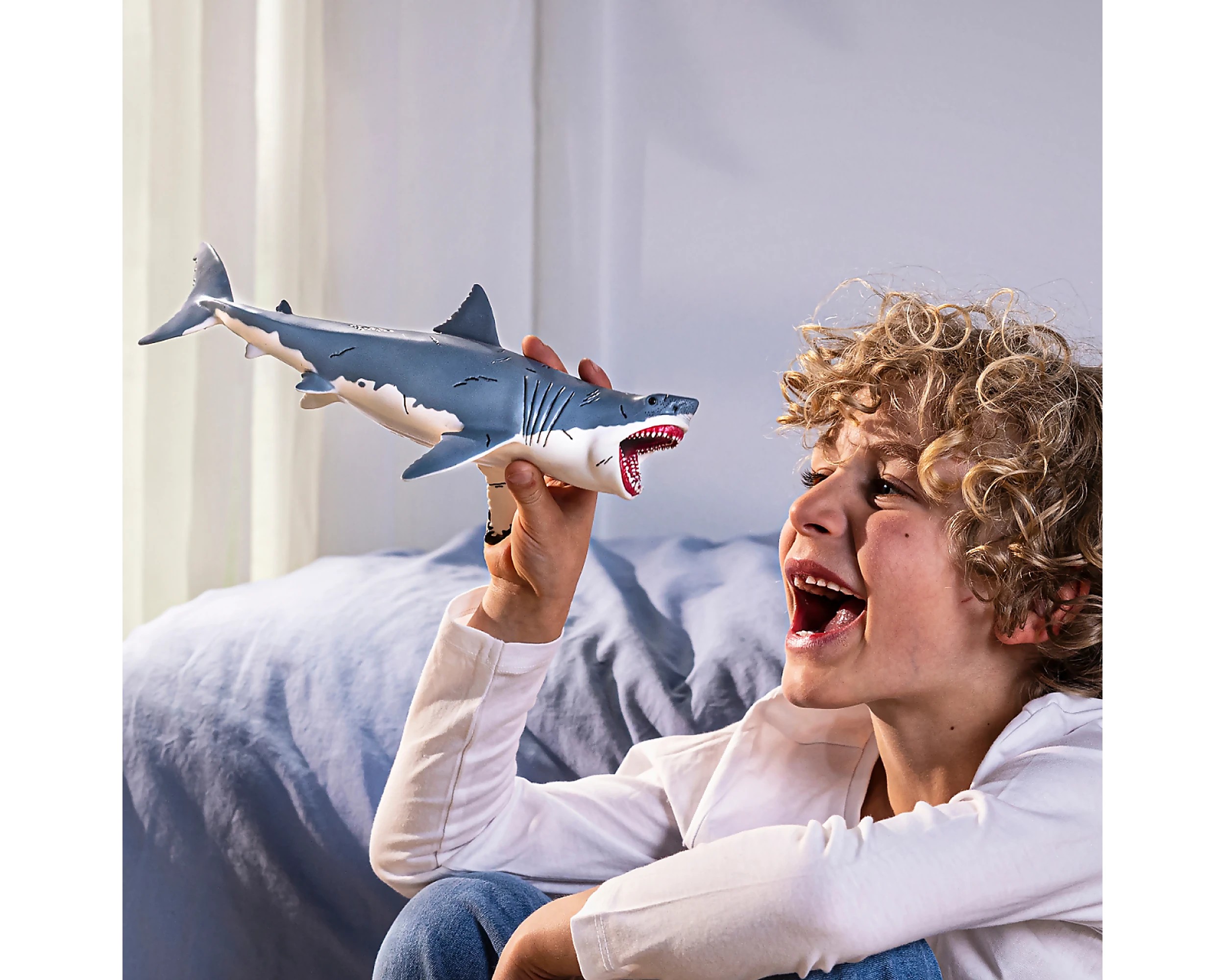 Schleich - Megalodon Prehistoric Giant Shark Figurine - Kmart