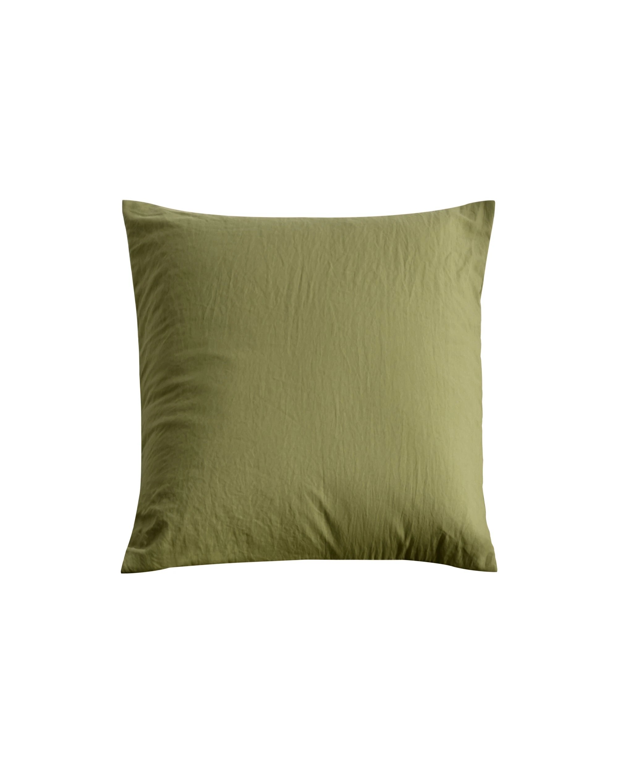 5 Dreamaker Superfine Washed Microfibre European Pillowcase - Olive, 5 of 5