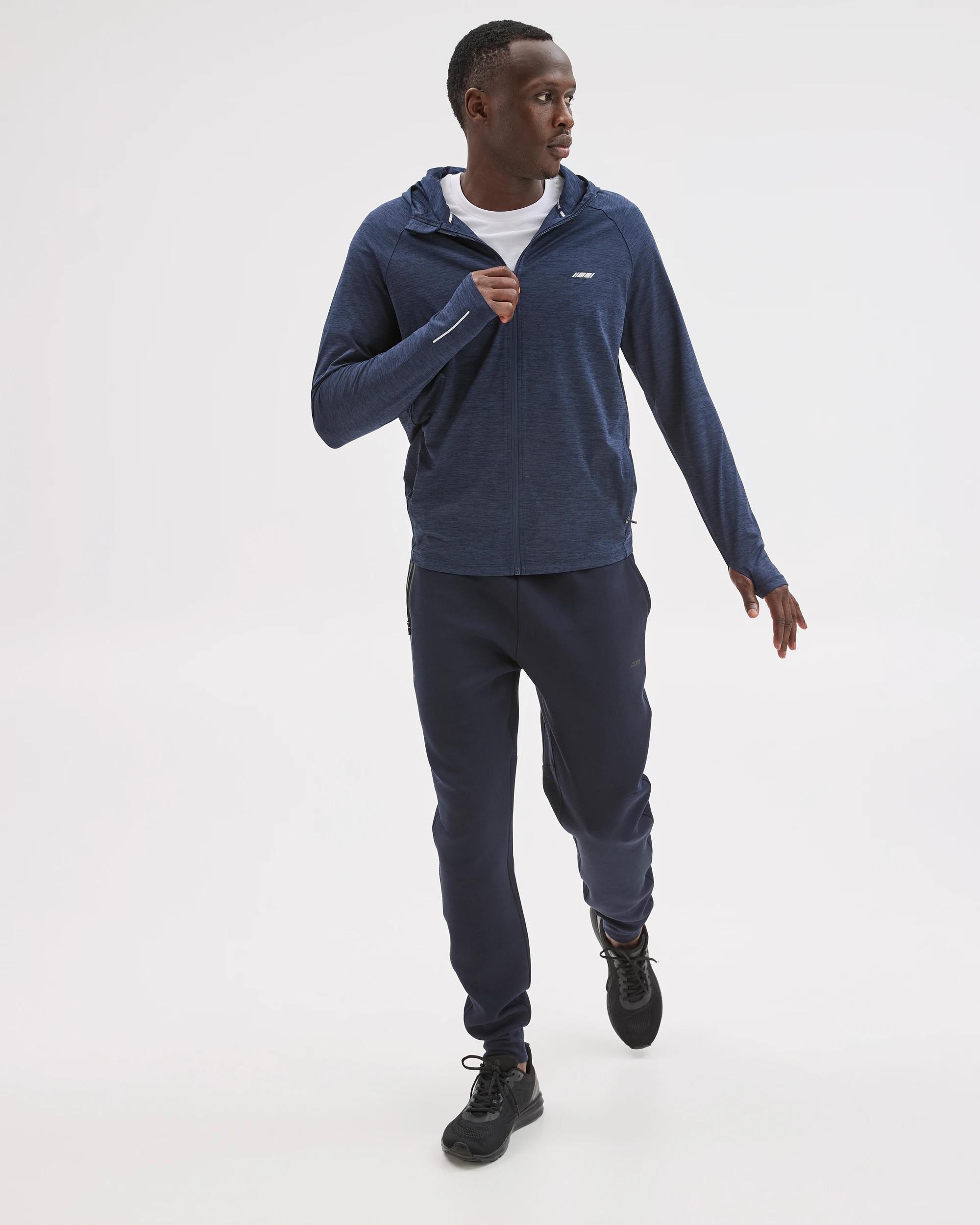 3 Target Active Active Panelled Zip Through Hoodie NAVY, 3 of 7
