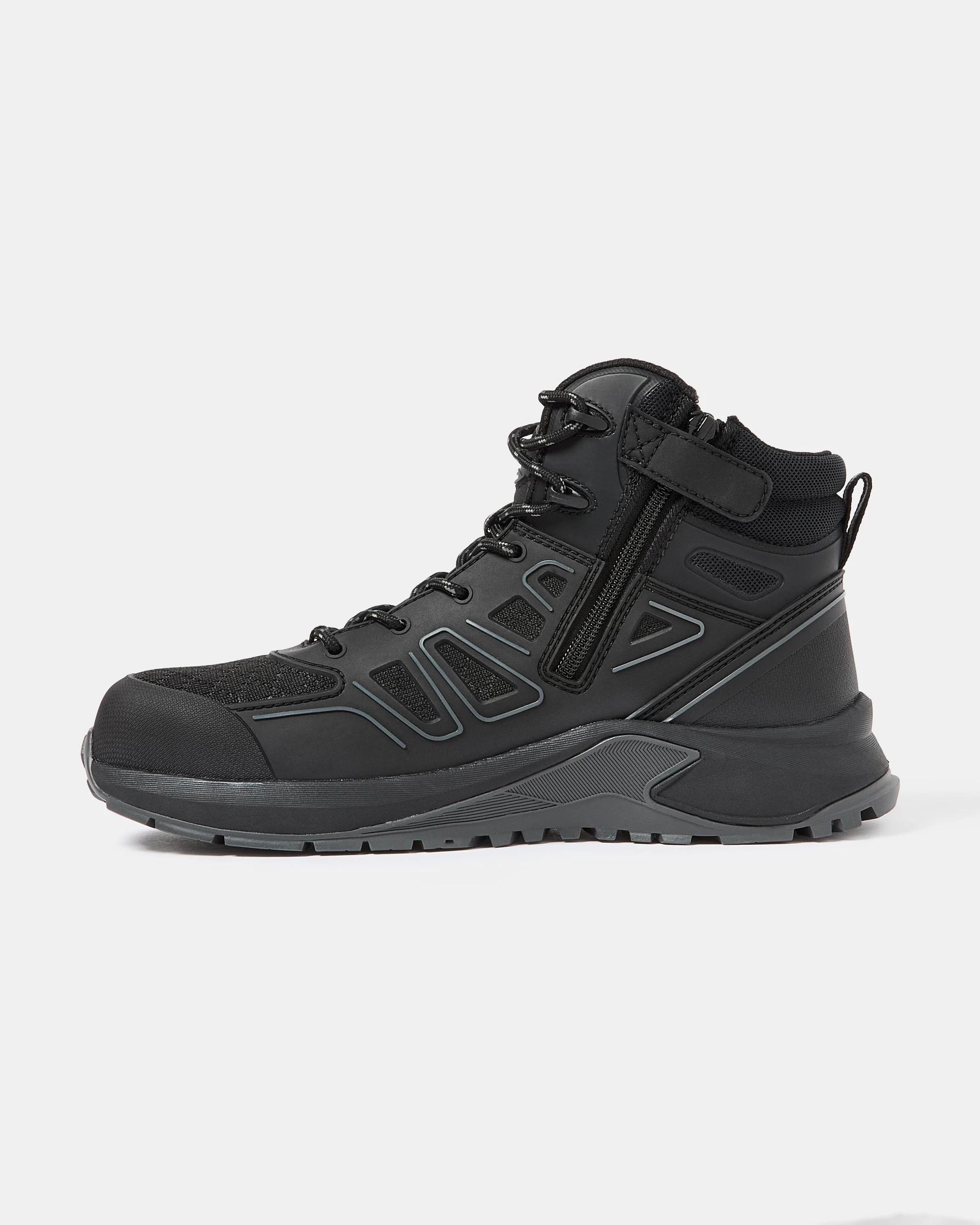 2 Jackeroo Workboot Panther Zip Sneakers Black, 2 of 3