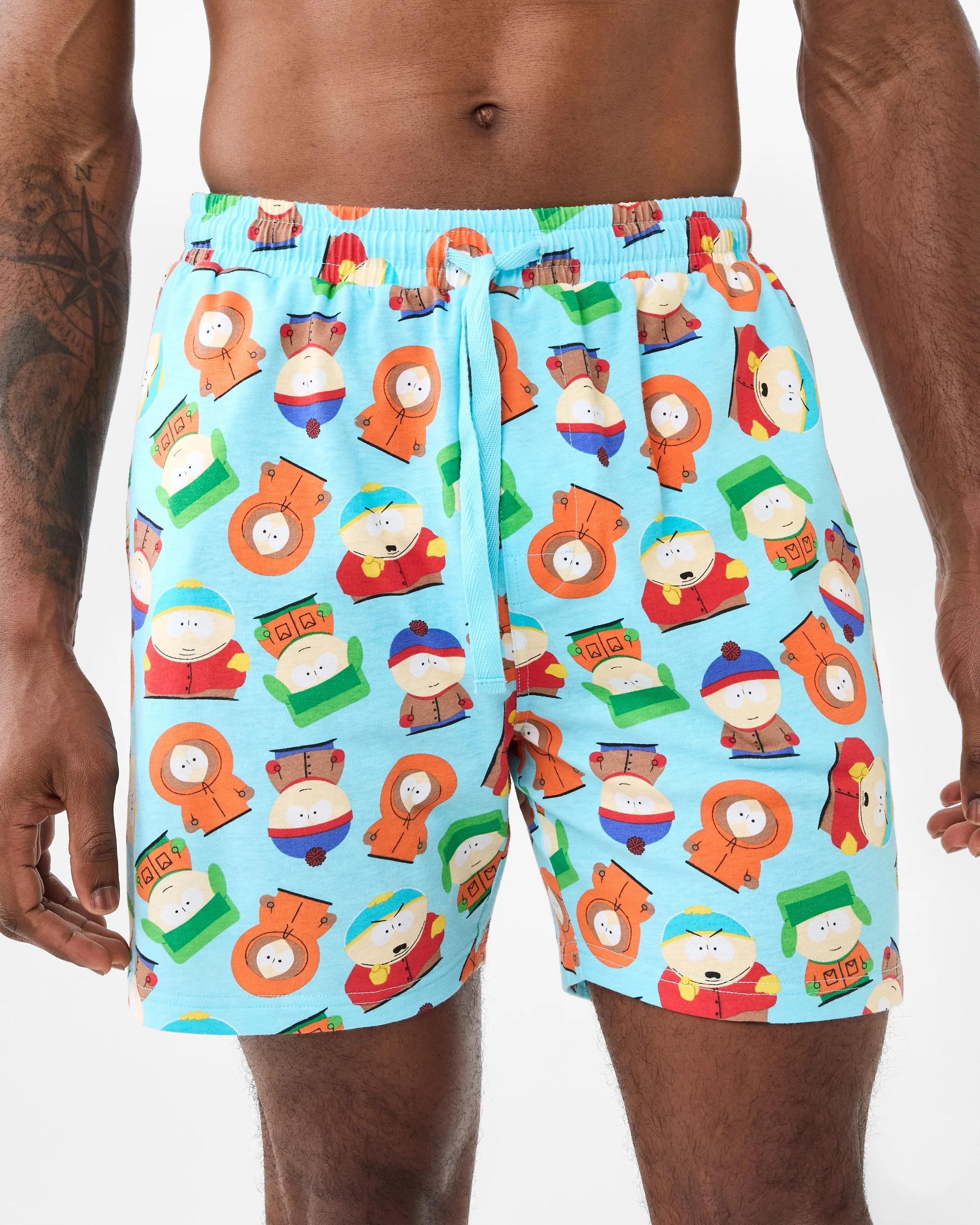 1 South Park License Sleep Shorts Southp Blu, 1 of 6