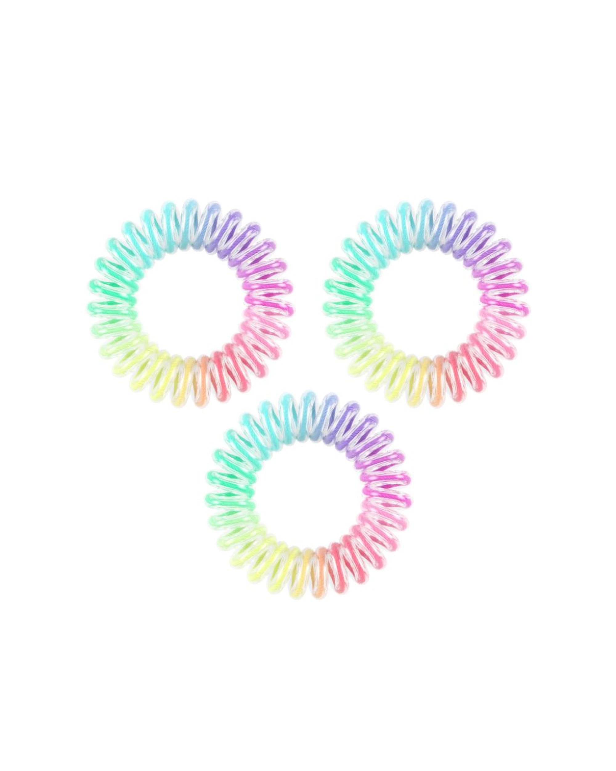 2 Invisibobble Power Sport Performance Hair Spiral Hair Ties 3Pk - Magic Rainbow - Multi, 2 of 2