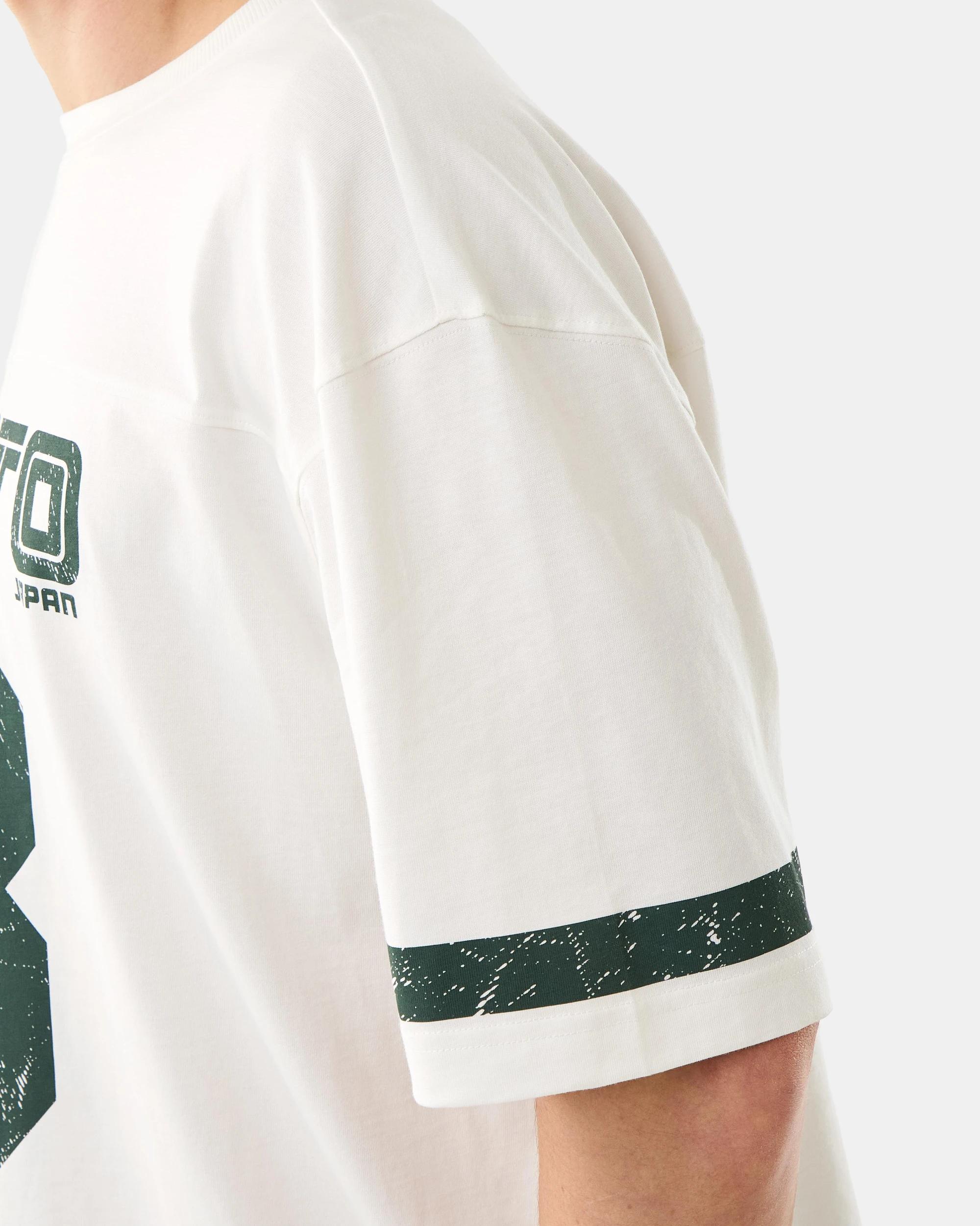 8 Boxy Panel Print T-shirt Wht Kyoto, 8 of 9