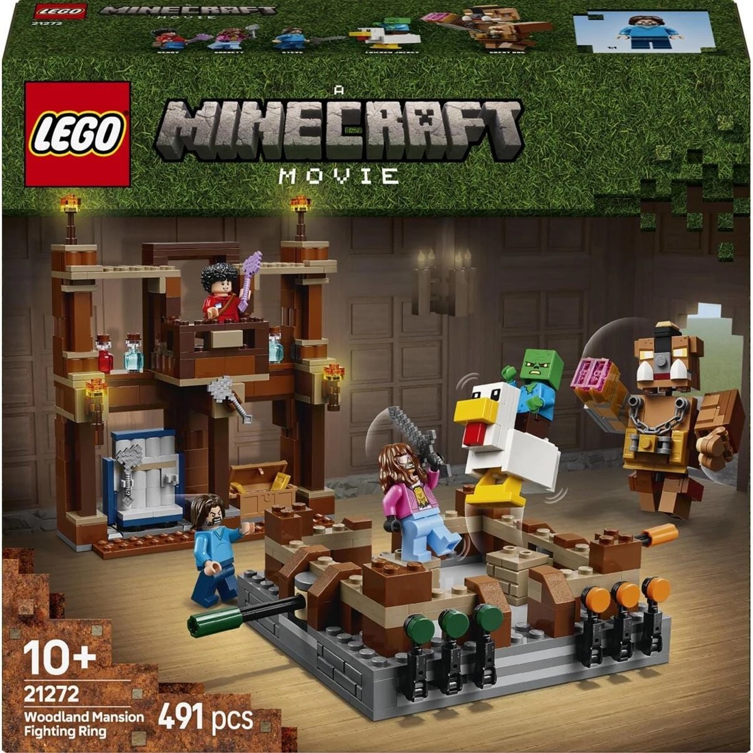 1 LEGO Minecraft Woodland Mansion Fighting Ring 21272, 1 of 9