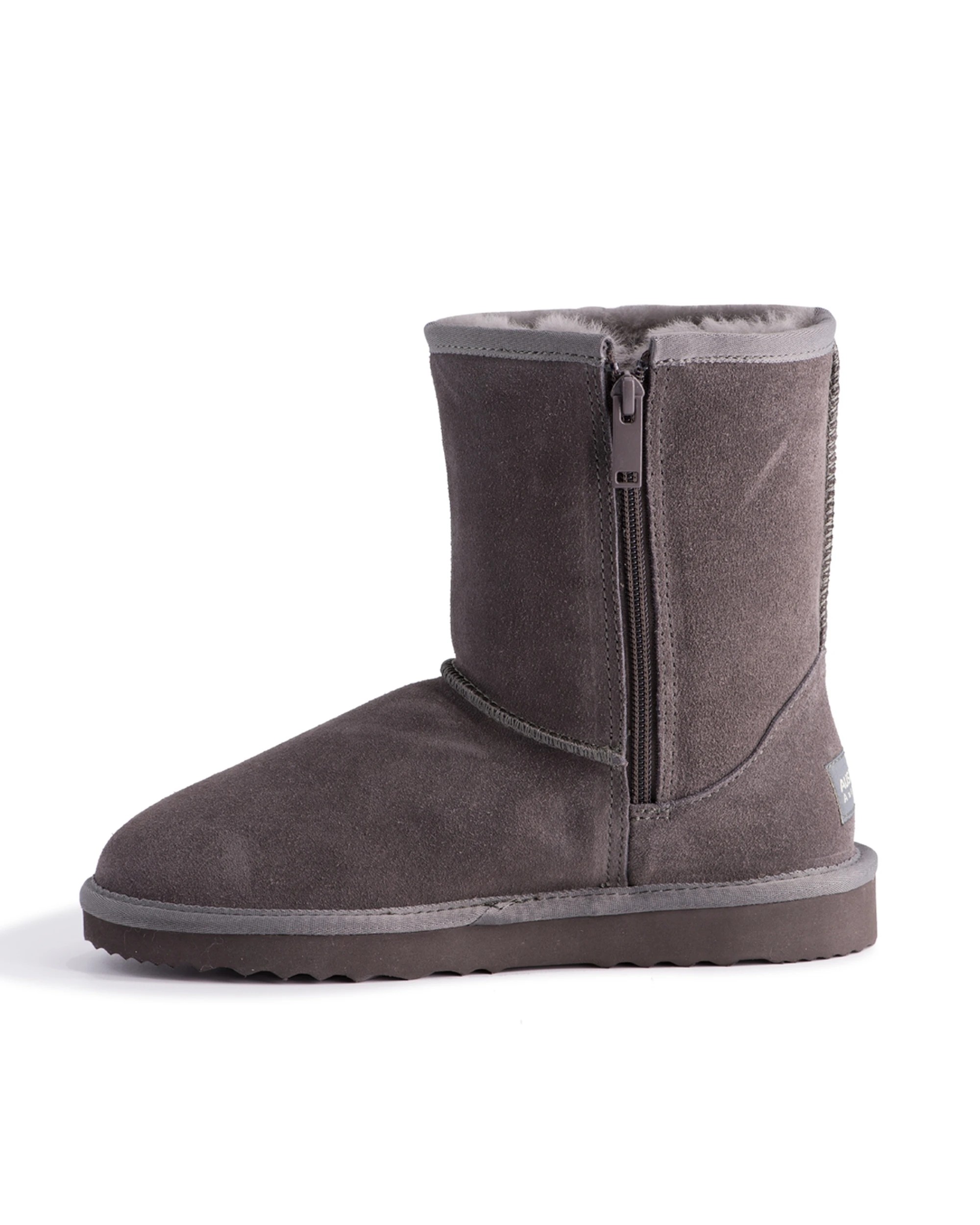 4 Aus Wooli Ugg Mid Calf Zip Up Sheepskin Boot, 4 of 6