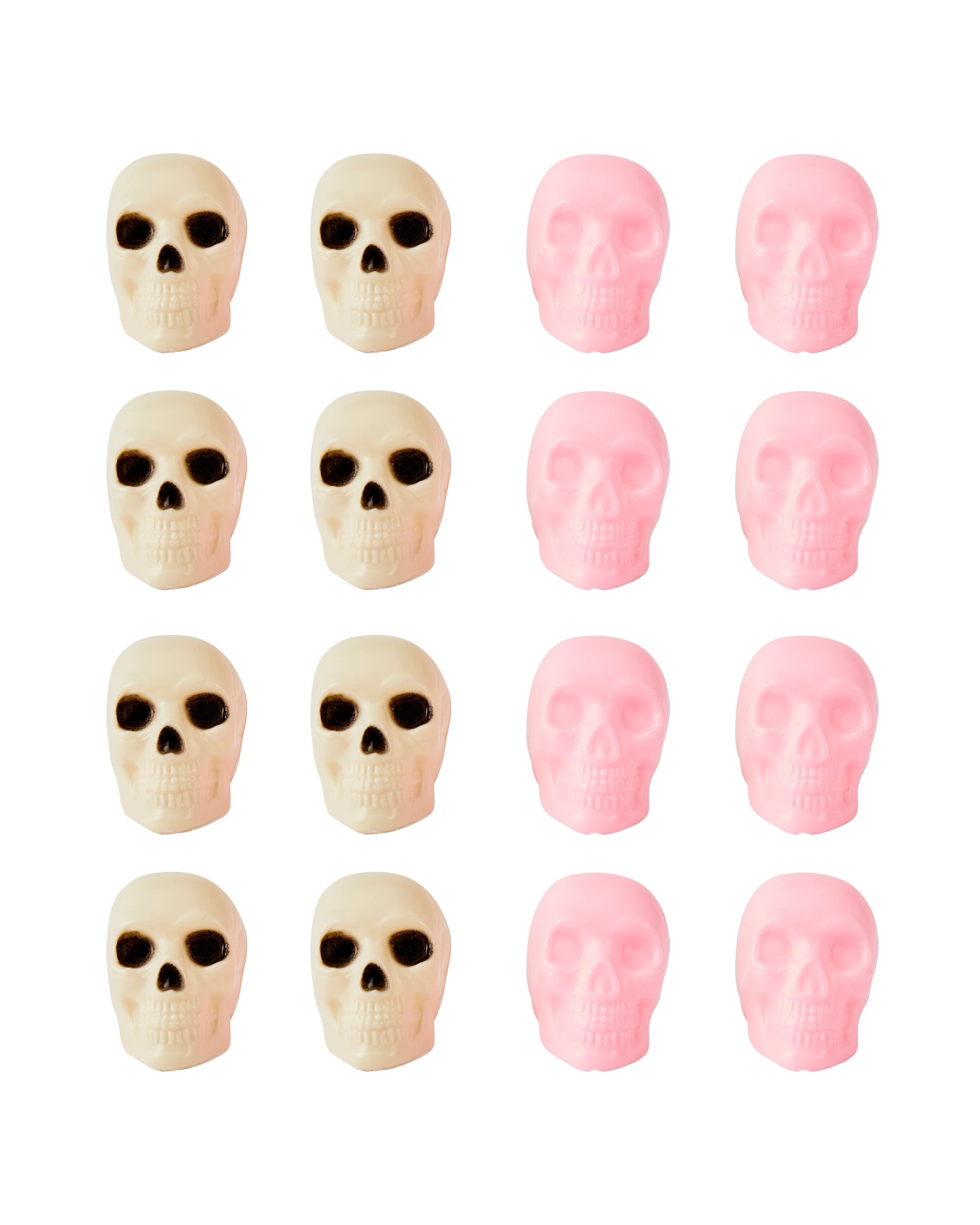 1 8 Pack Halloween Mini Skulls - Assorted, 1 of 4