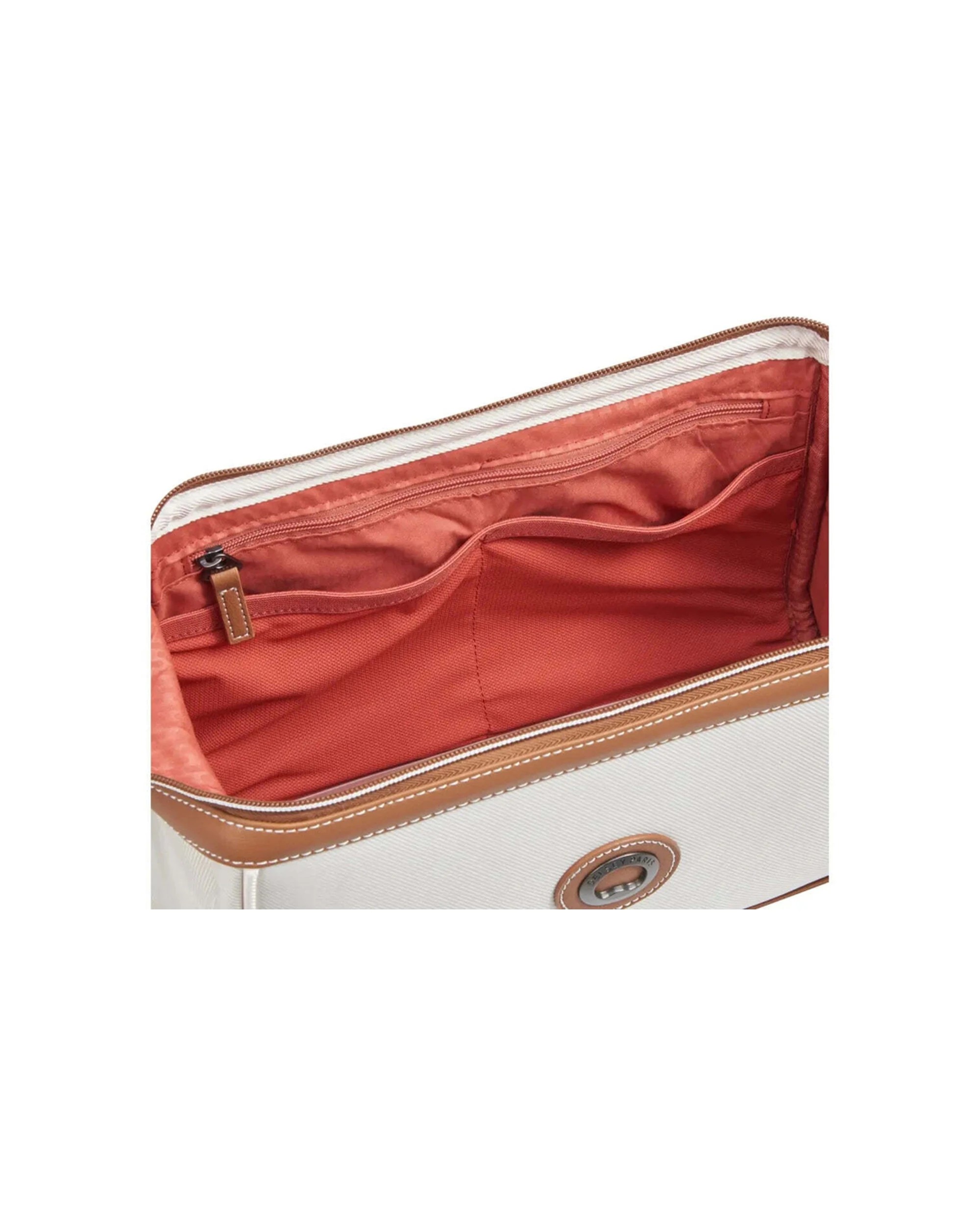 5 Delsey Chatelet Air 2.0 Toiletry Bag Large Opening Fully Lined Interior Angora - White, 5 of 6