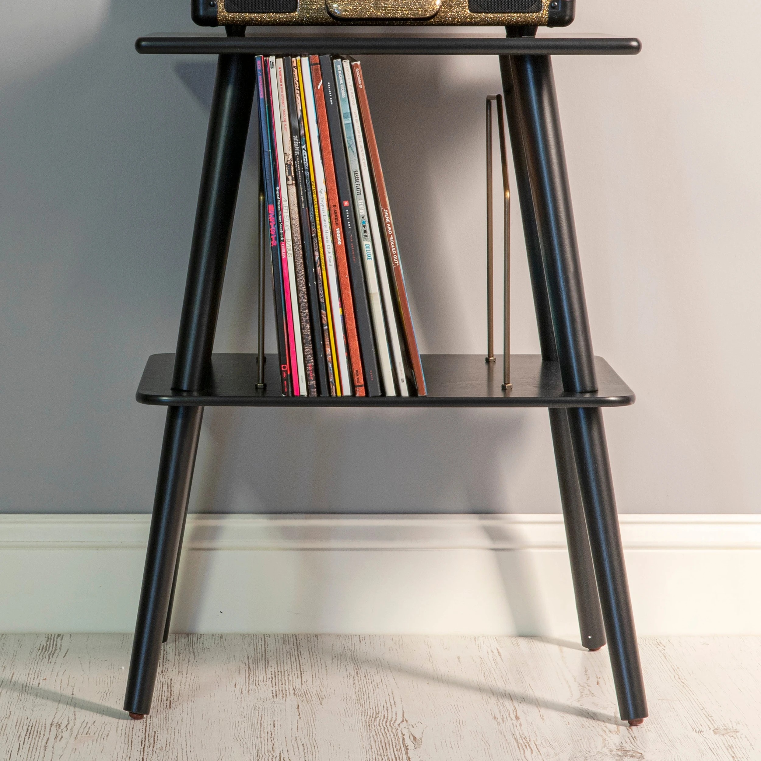 2 Crosley Manchester Entertainment Center Stand - Black, 2 of 6
