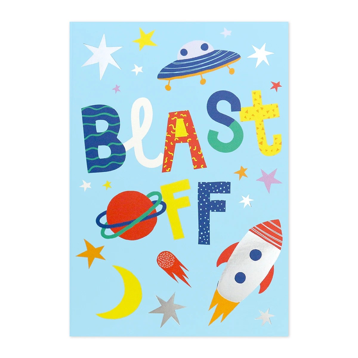 3 Connections from Hallmark Birthday Card - Blast Off, 3 of 3