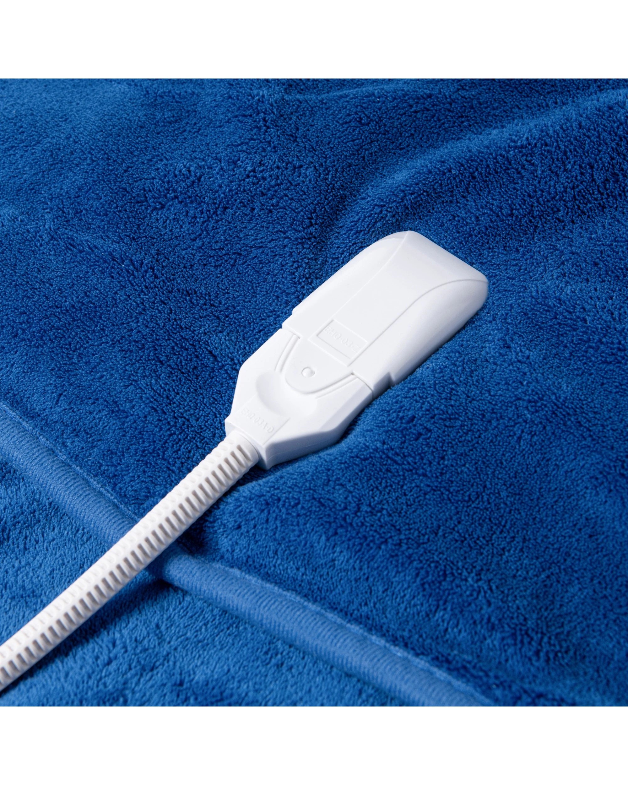 4 Dreamaker Kingston Coral Fleece Electric Heated Throw Blanket 130x160cm - Blue, 4 of 5
