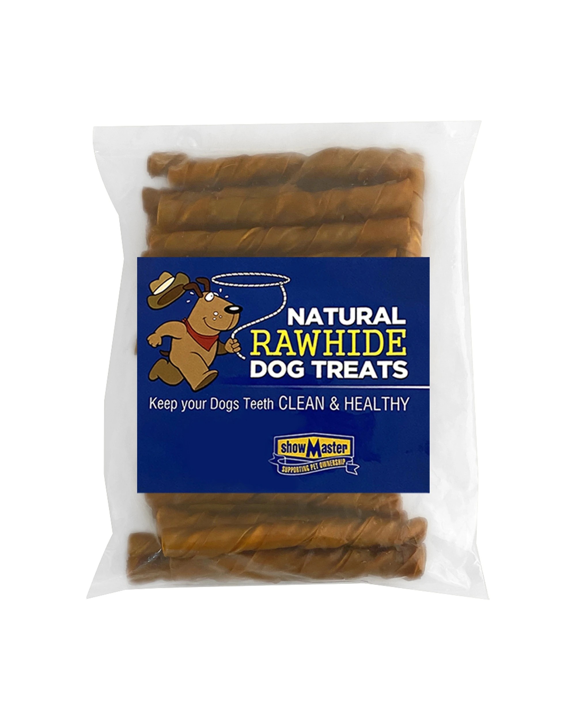 1 Natural Rawhide Dog Treats Smoked Porky Twists 25 Pack - Brown, 1 of 1