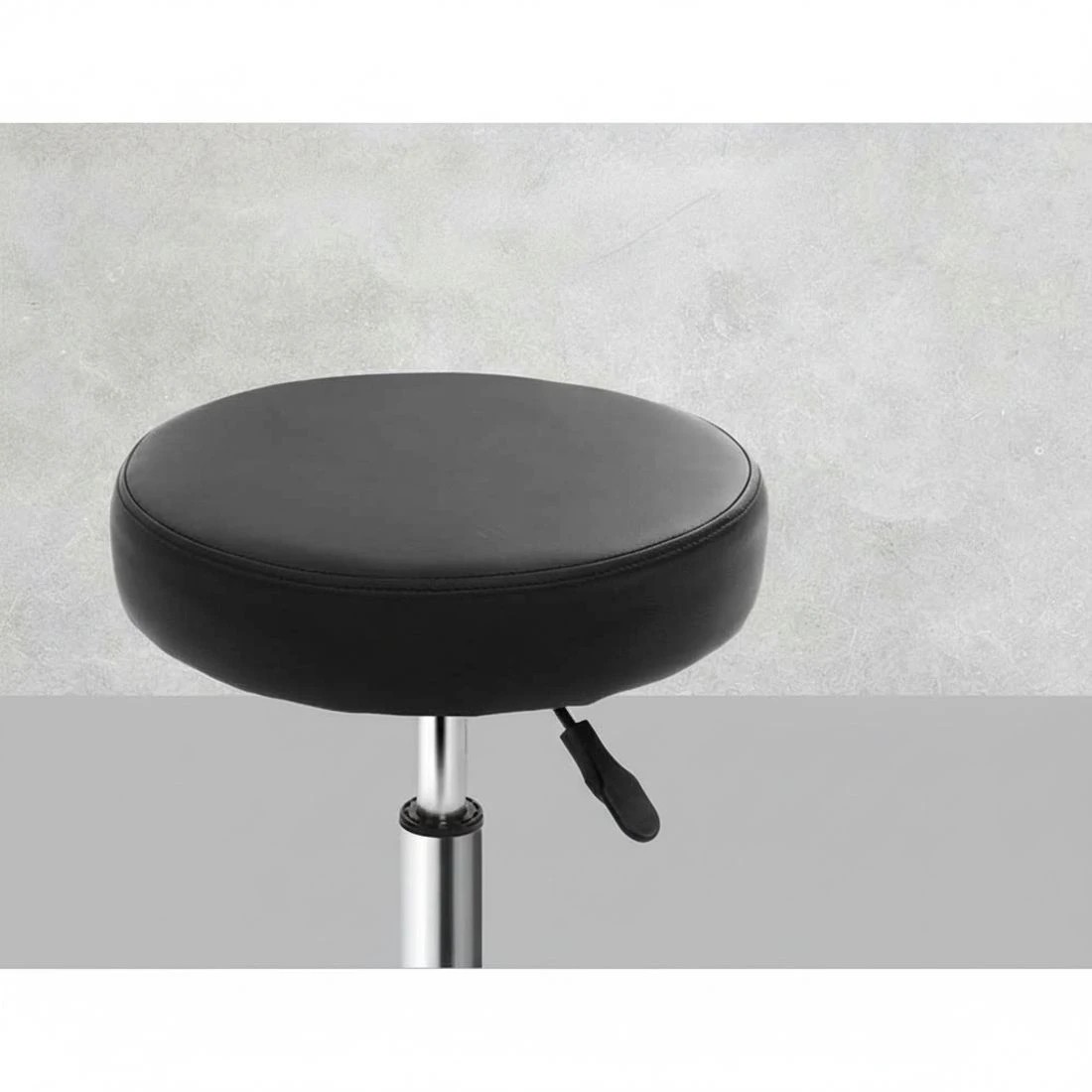 4 Artiss Salon Stool Round Swivel Chair - Black, 4 of 5