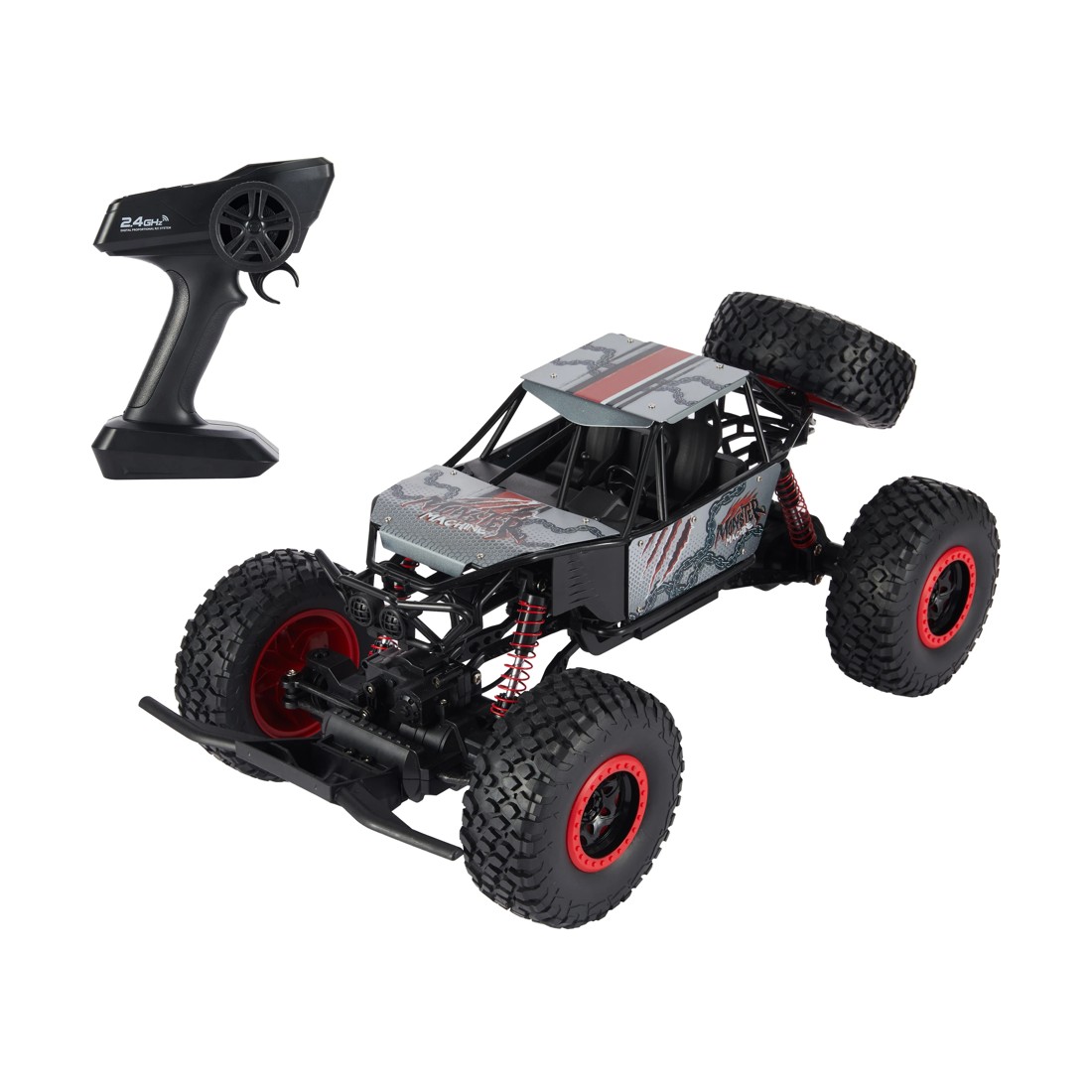 2 1:8 Scale Monster Machine 4x4 RC Climbing Off Road Vehicle, 2 of 8
