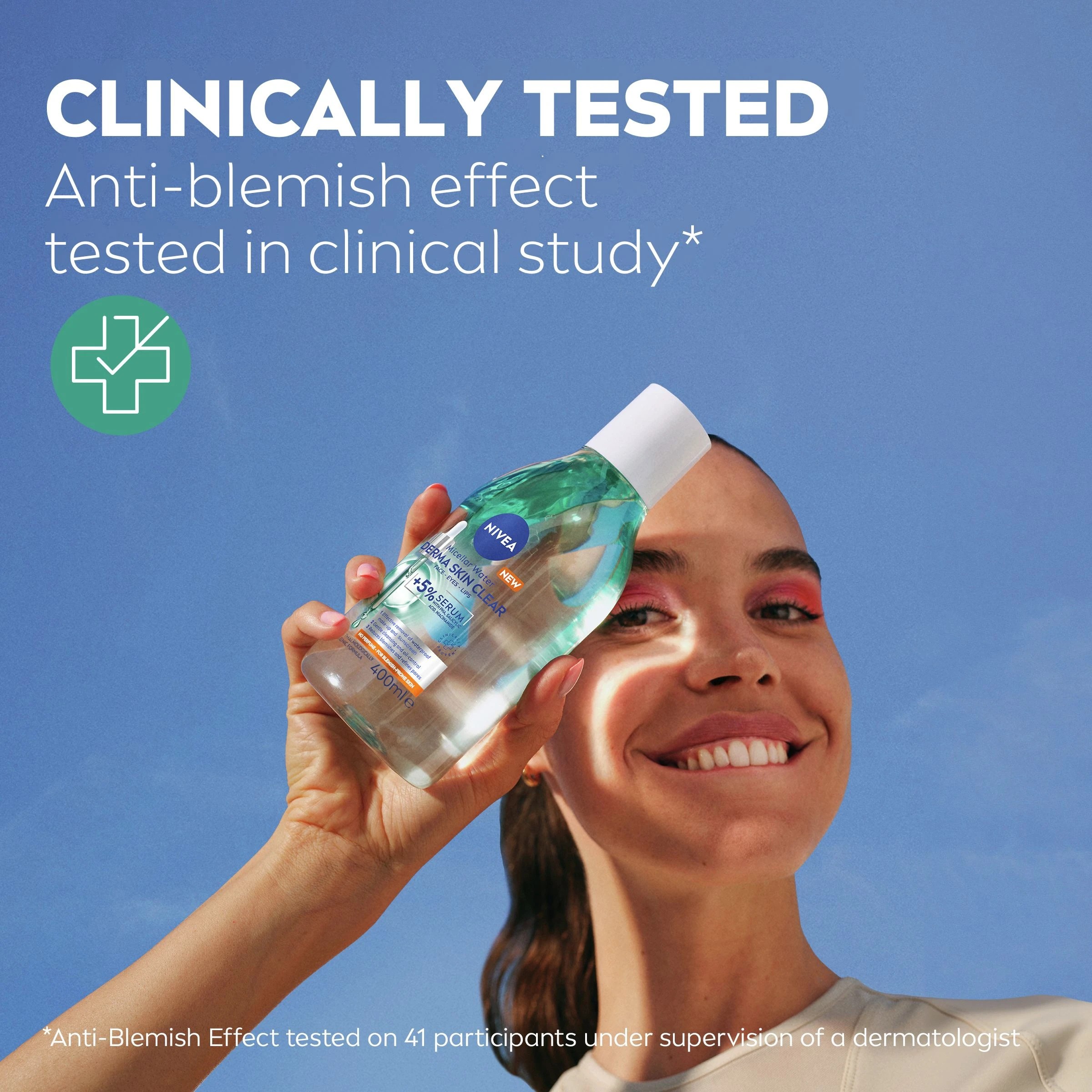 9 Nivea Derma Skin Clear Micellar Water 400ml - 5% Serum with PHA, Salicylic Acid and Niacinamide, 9 of 10