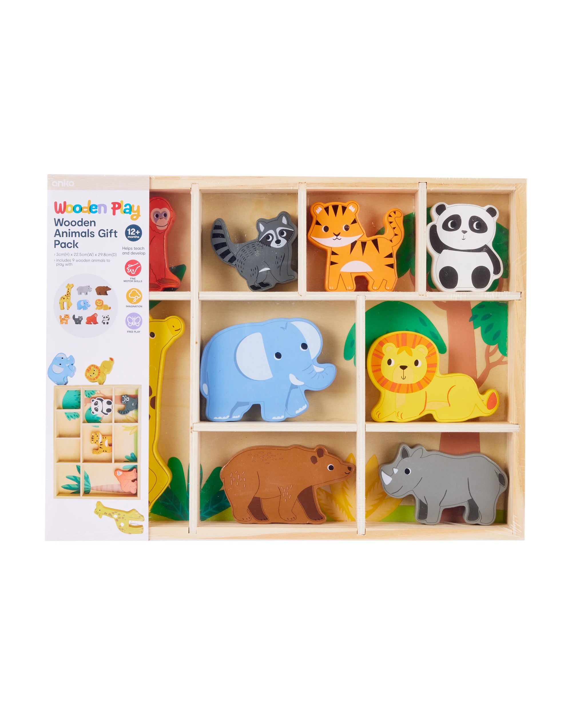1 Wooden Animals Gift Pack, 1 of 4