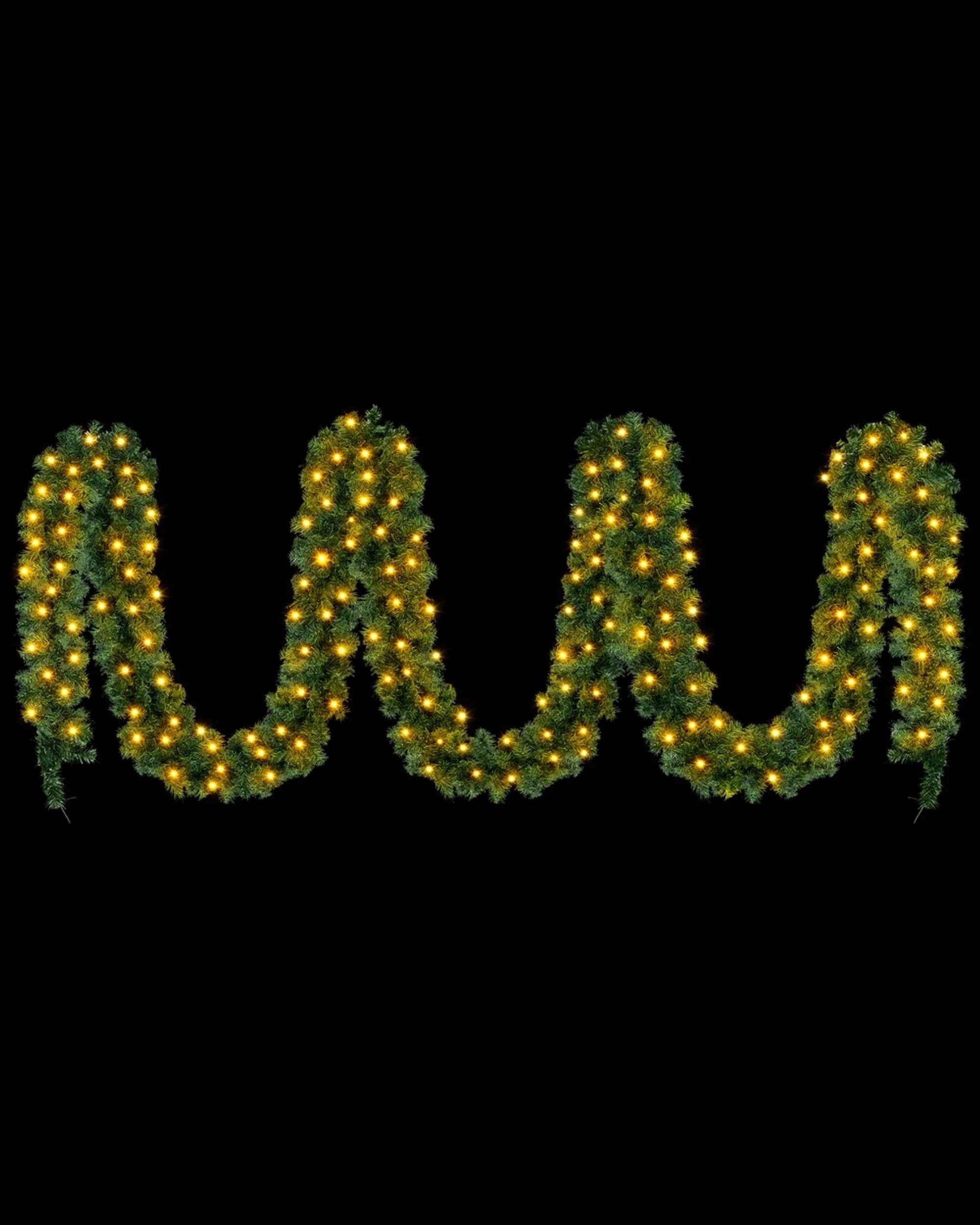 1 Jingle Jollys 20m Christmas Garland Led Lights Party Xmas Decorations 1400 Tips
 - Green, 1 of 3