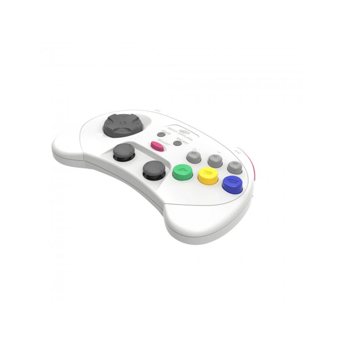 4 Retro-Bit Sega Saturn 2.4ghz Wireless Pro Controller for PC and Mac - White, 4 of 7