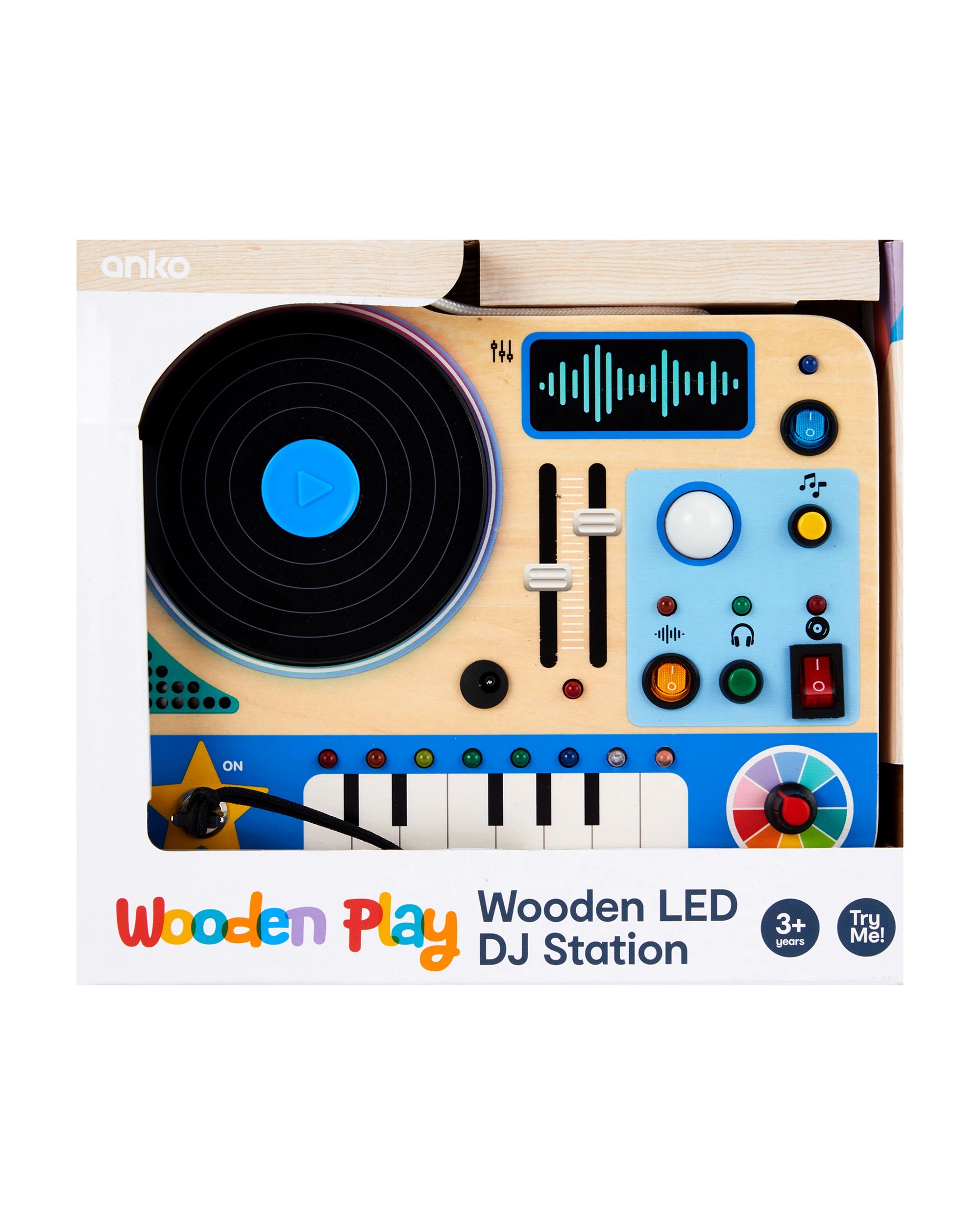 9 Wooden LED DJ Station, 9 of 10