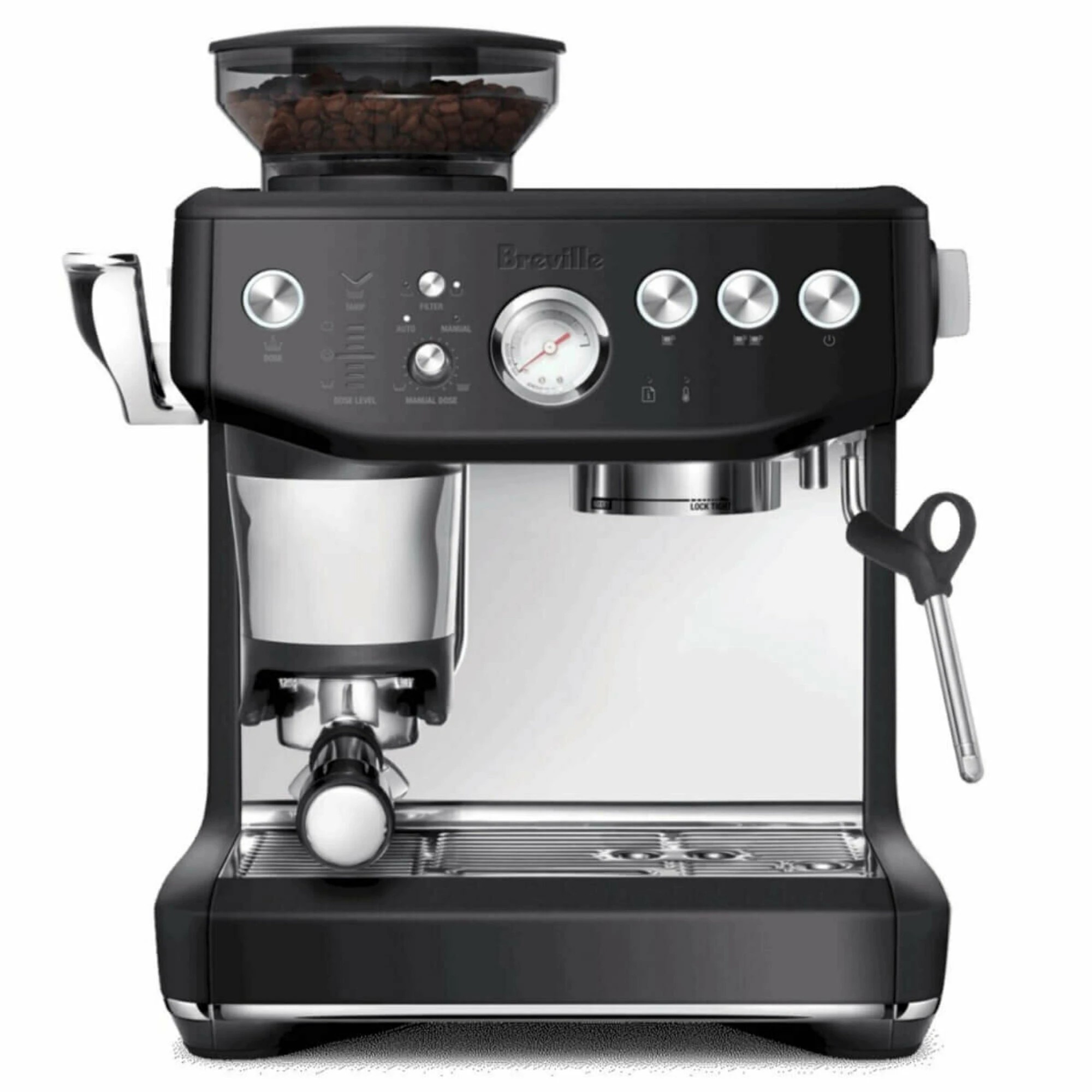 1 Breville Barista Express Impress Coffee Machine Black, 1 of 5