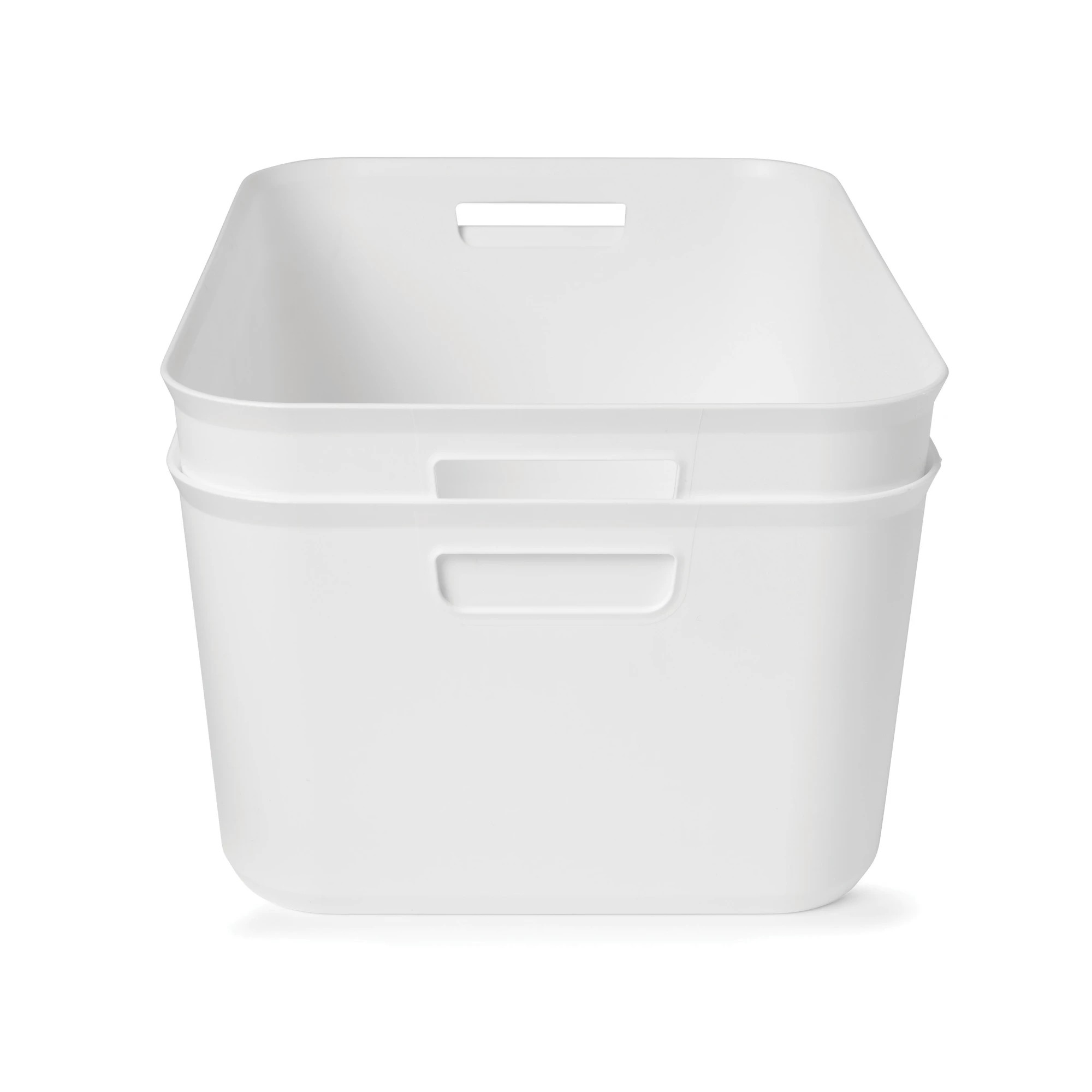 6 2 Pack 12.5L Utile Large Tubs - White, 6 of 8