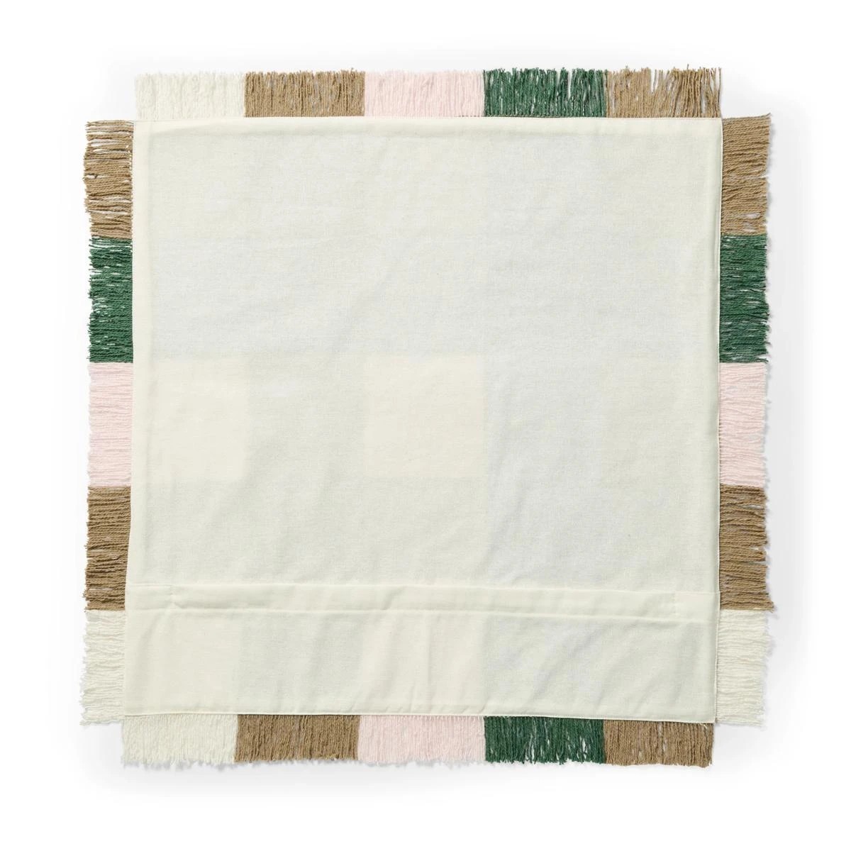 4 50cm Cushion Cover Woven - Check, 4 of 6