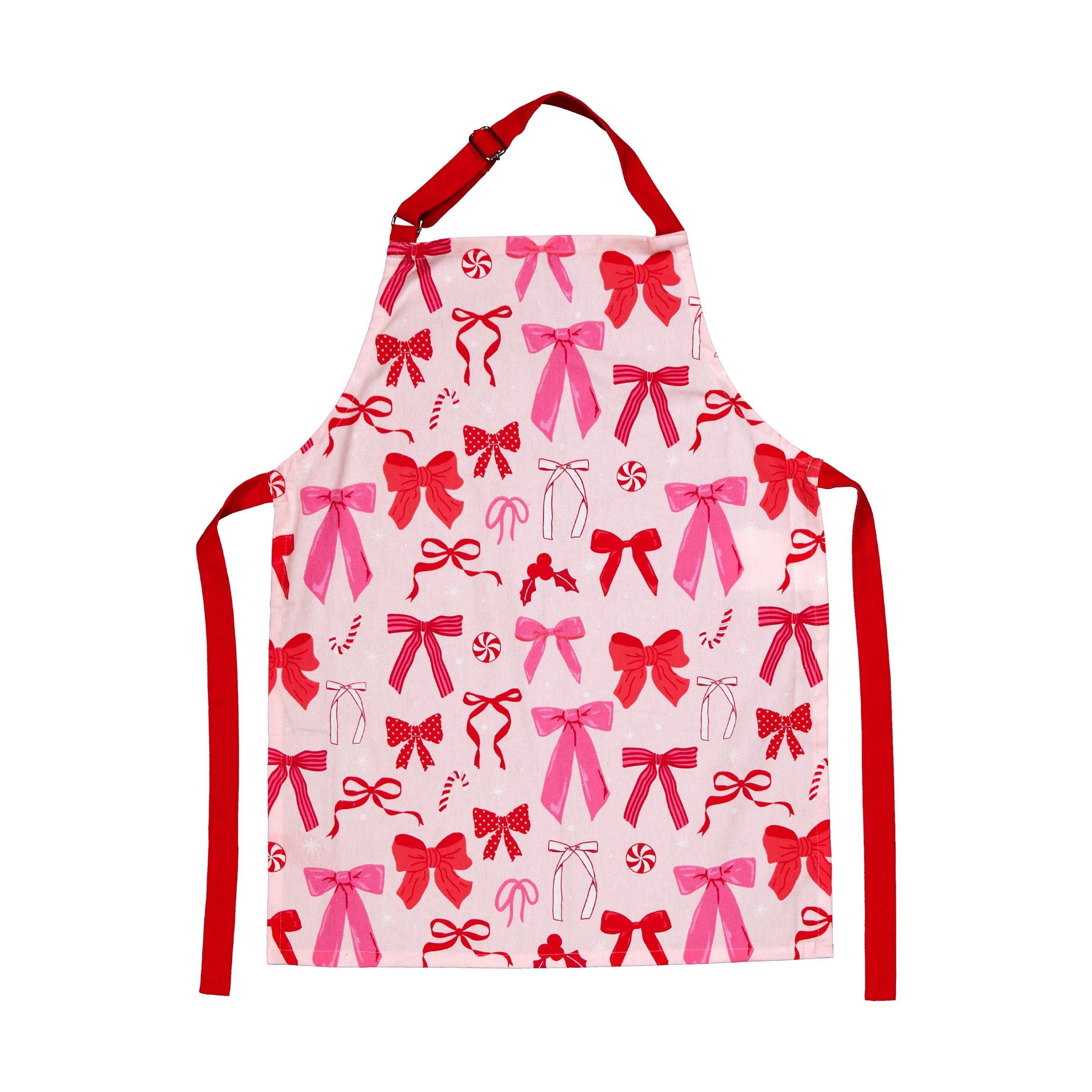 1 Mini Me Pink Bows Apron, 1 of 4
