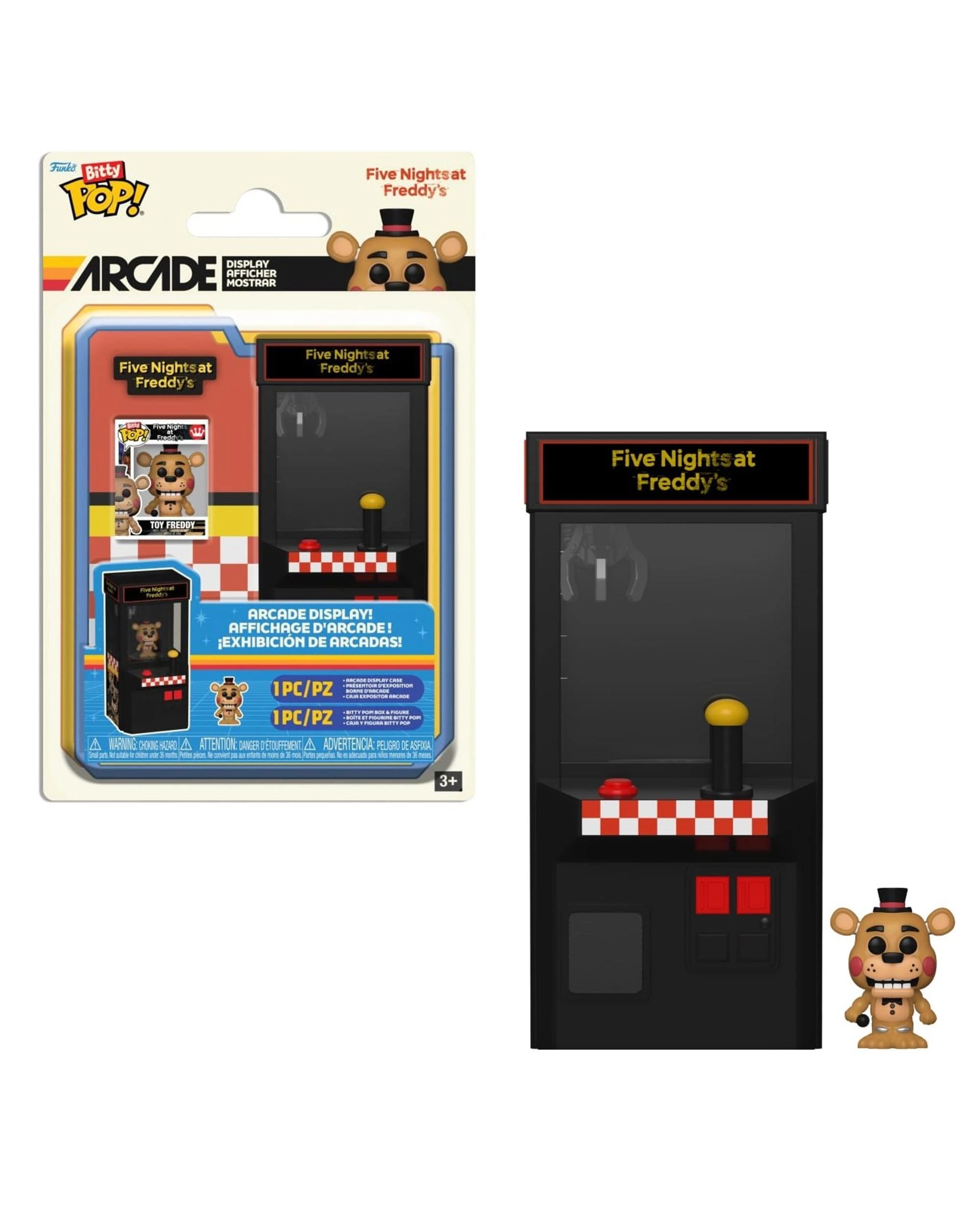 1 Five Nights at Freddy's Toy Freddy Arcade Bitty POP! Funko POP! Vinyl, 1 of 6
